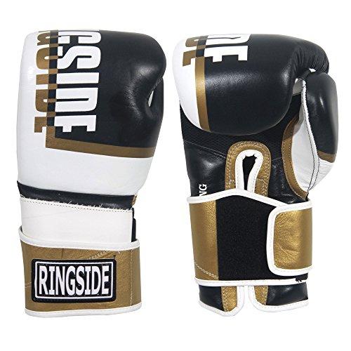 Ringside Ringside Omega Sparring Boxing Gloves, 16oz, Silver/Yellow