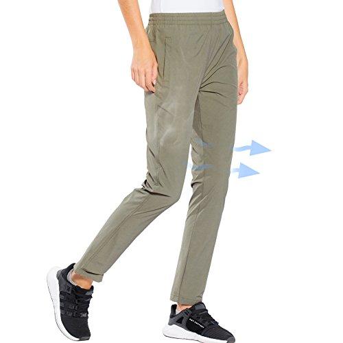 FLYGAGA FLYGAGA Women's Outdoor Quick Drying Lightweight Waterproof Hiking Mountain Pants Khaki