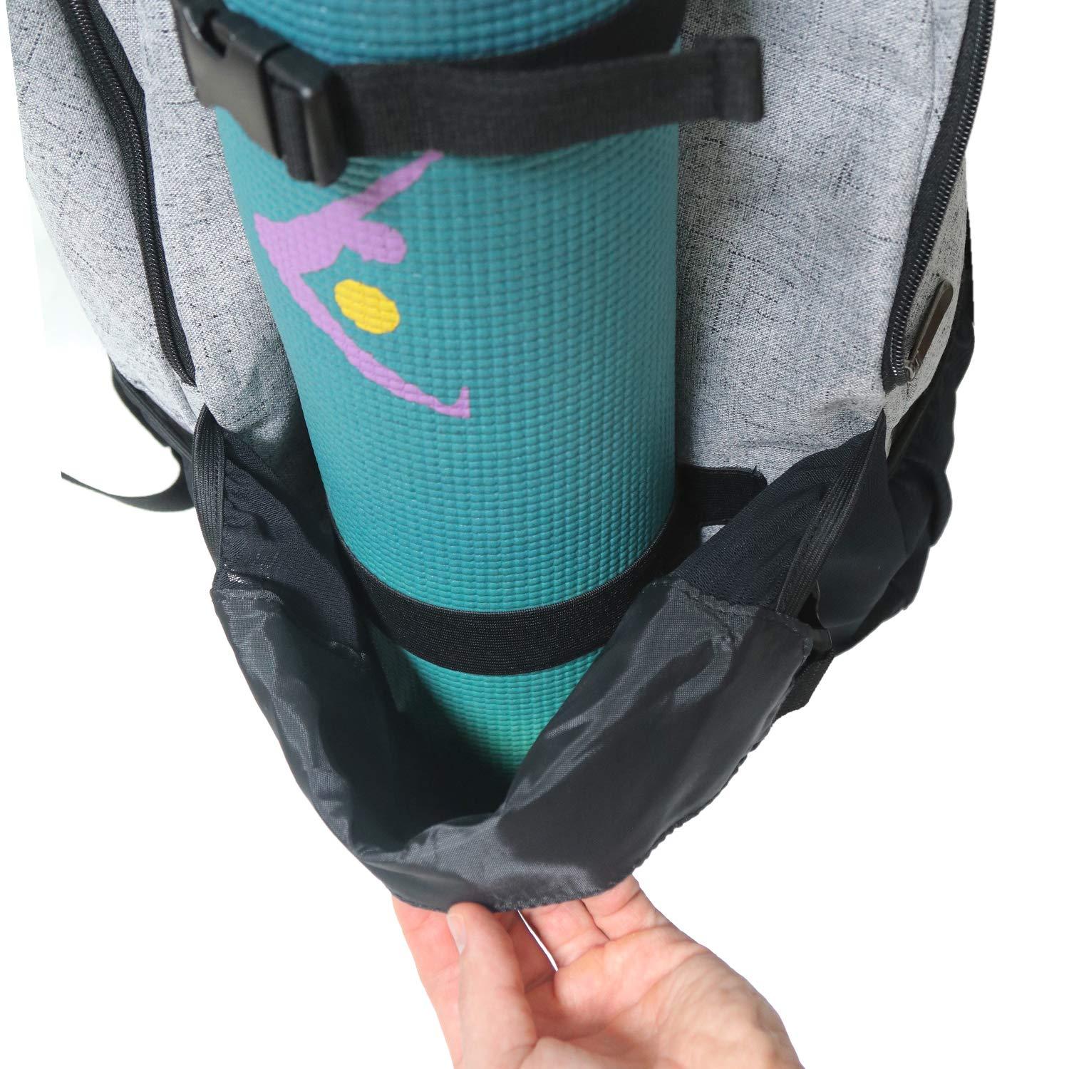 AURORAE Yoga Multi Purpose Backpack. Mat Sold Separately Snow