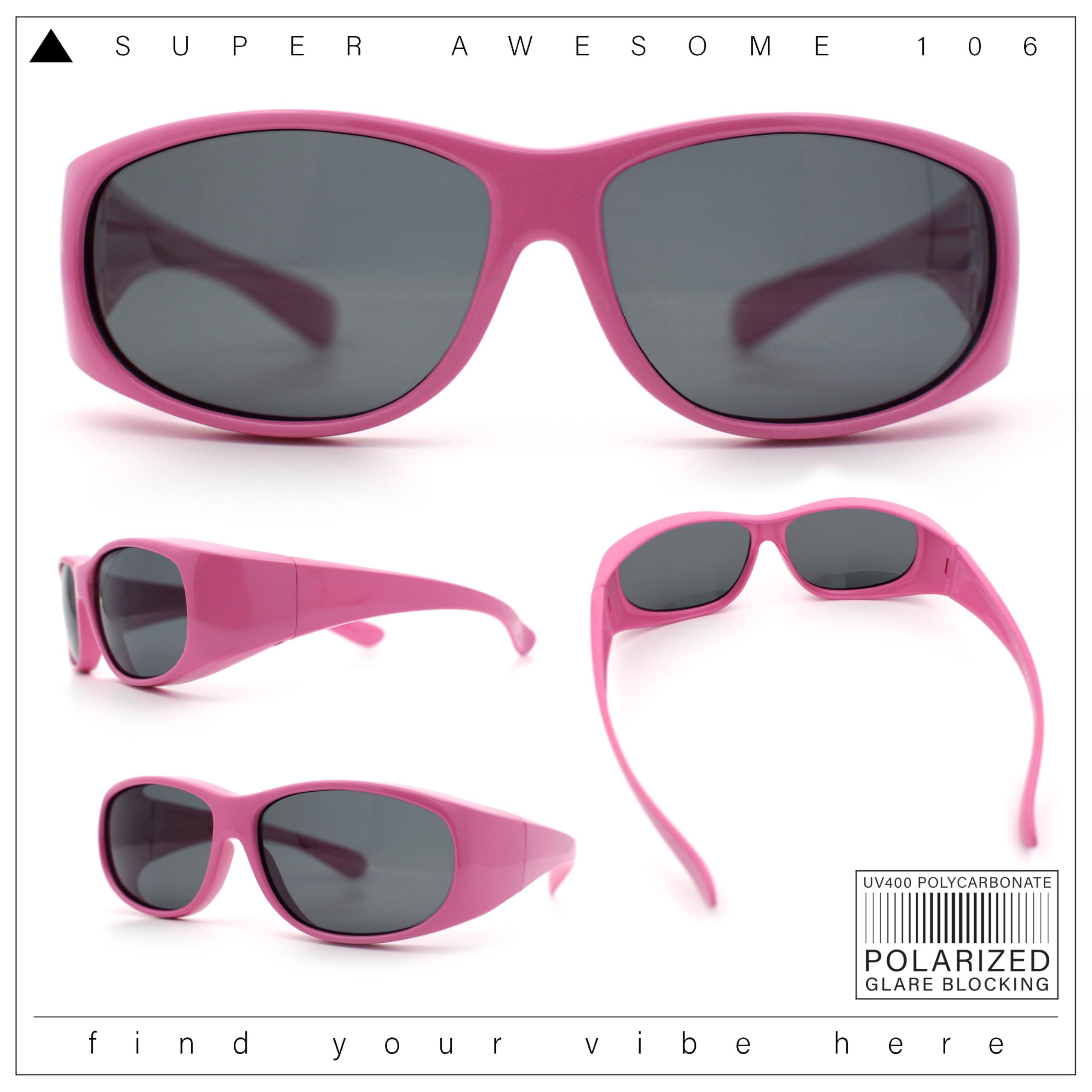 SA106 SA106 Polarized Kids Size 48mm Fit Over Sunglasses Pink