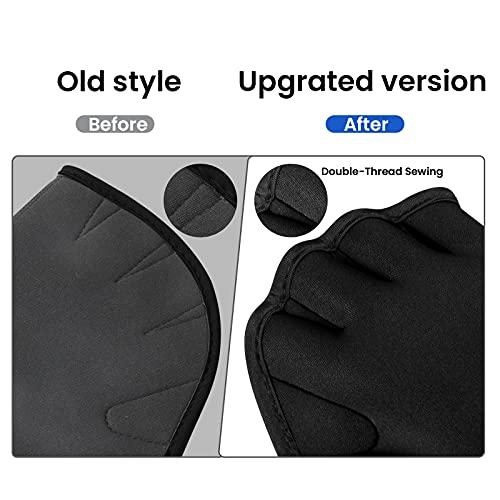 TAGVO TAGVO Aquatic Gloves for Helping Upper Body Resistance, Webbed Swim Gloves Well Stitching, No Fading, Sizes for Men Women Adult Children Aquatic Fitness Water Resistance Training