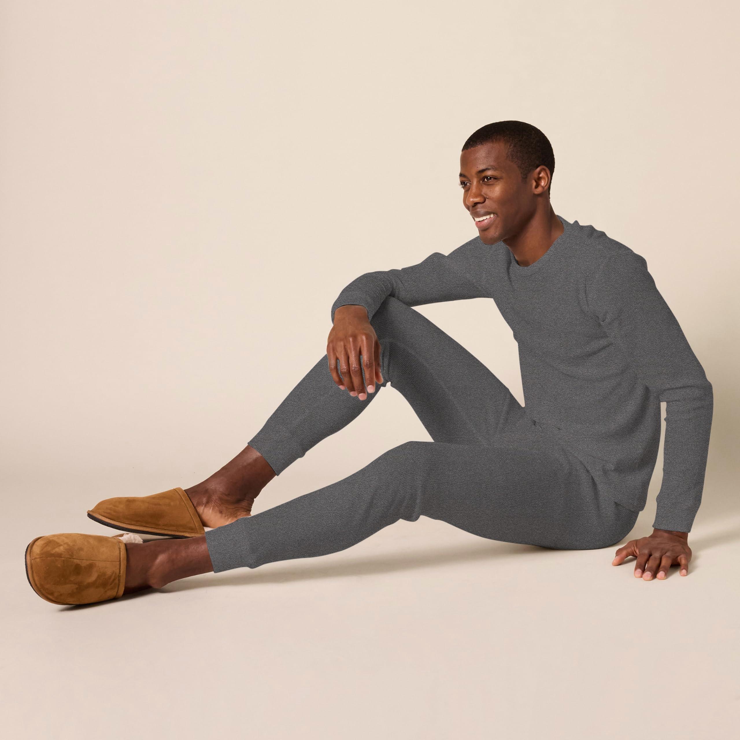 Amazon Essentials Amazon Essentials Thermal Long Johns Underwear Set for Men, XX-Large, Charcoal