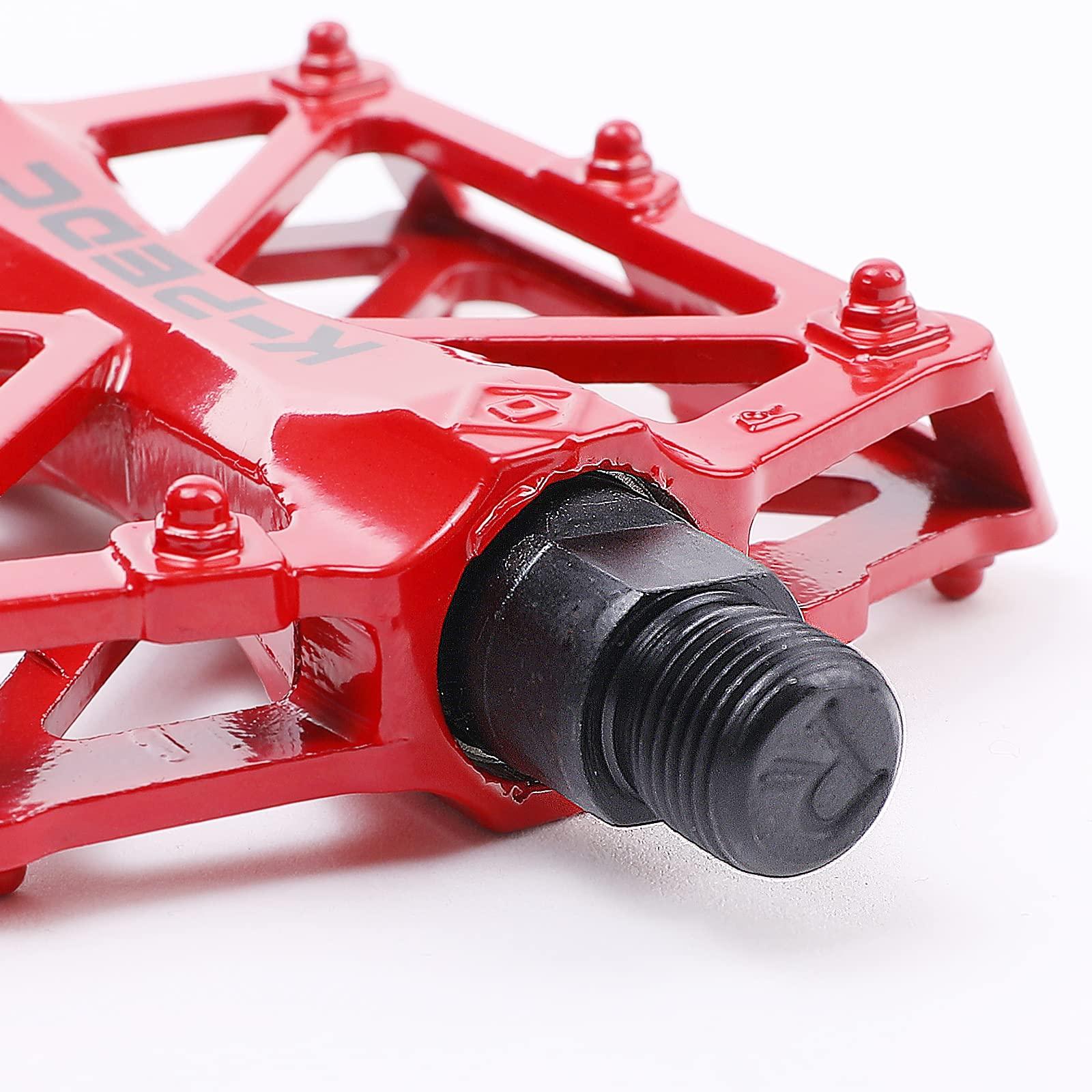 TXJ Sports TXJ Sports Bike Pedals 9/16" Bicycle Pedals Mountain Bike, Aluminium Lightweight Platform Pedals for BMX MTB Road Bikes