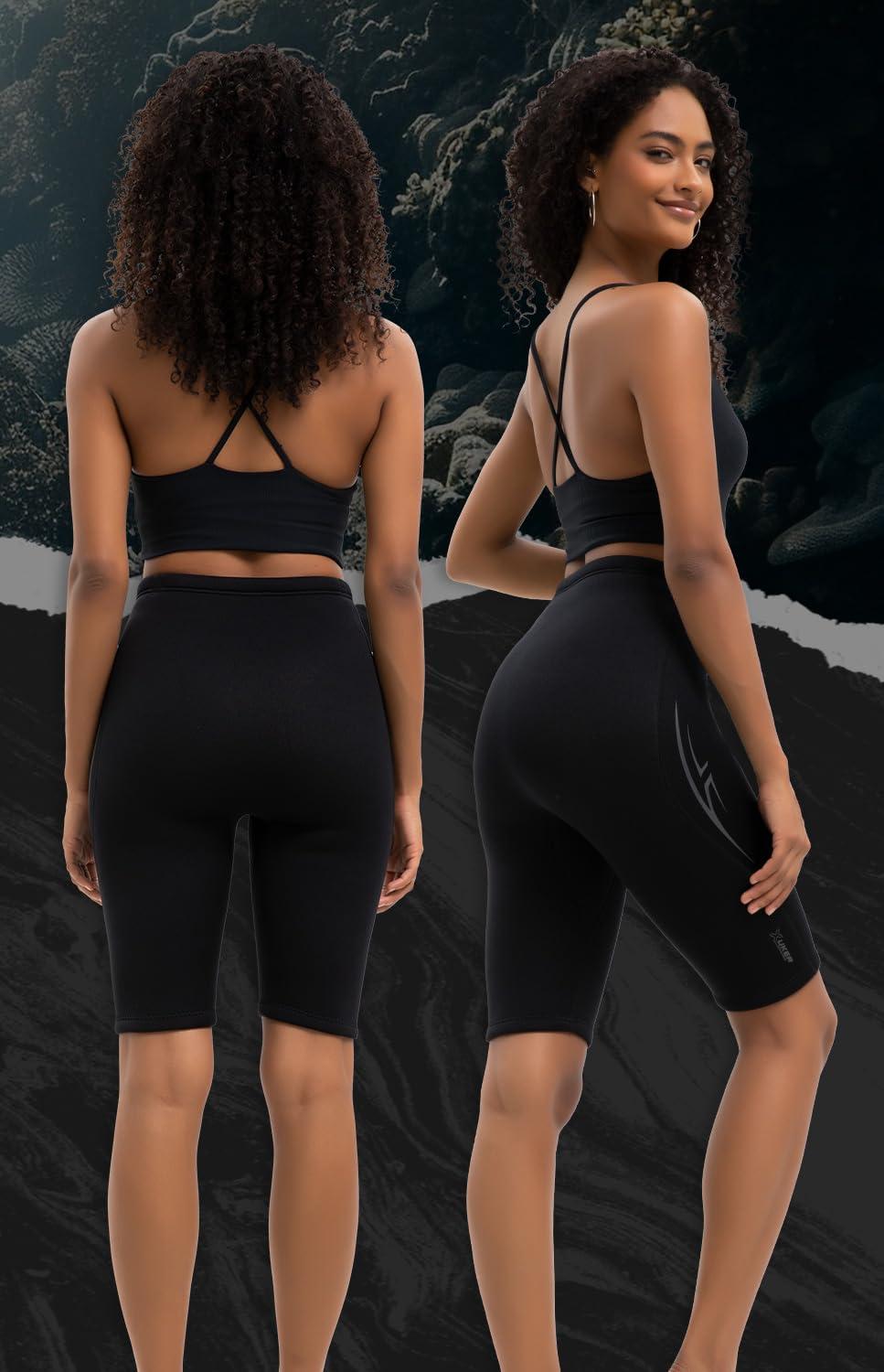 XUKER XUKER Wetsuit Shorts Women 3mm, Neoprene Shorts Womens Wet Suits for Water Sports Pool Swimming Snorkeling Floating Canoeing Aerobics