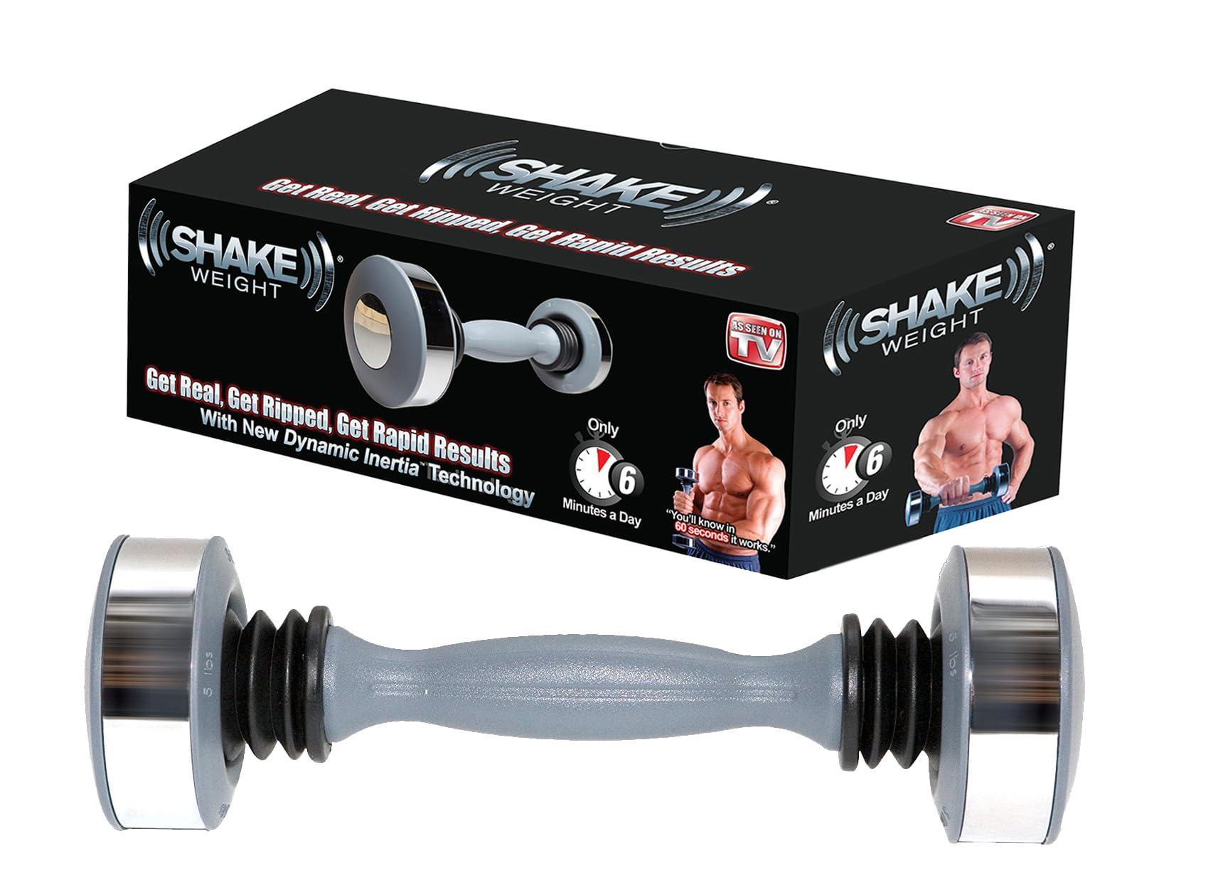 Allstar Innovations Shake Weight Strength- 5lb Shaking Weight Dumbbell for Arm Firming, Muscle Toning - Get Real Ripped & Rapid Results with New Dynamic Inertia Technology - Single Dumbbell Shaking Weight