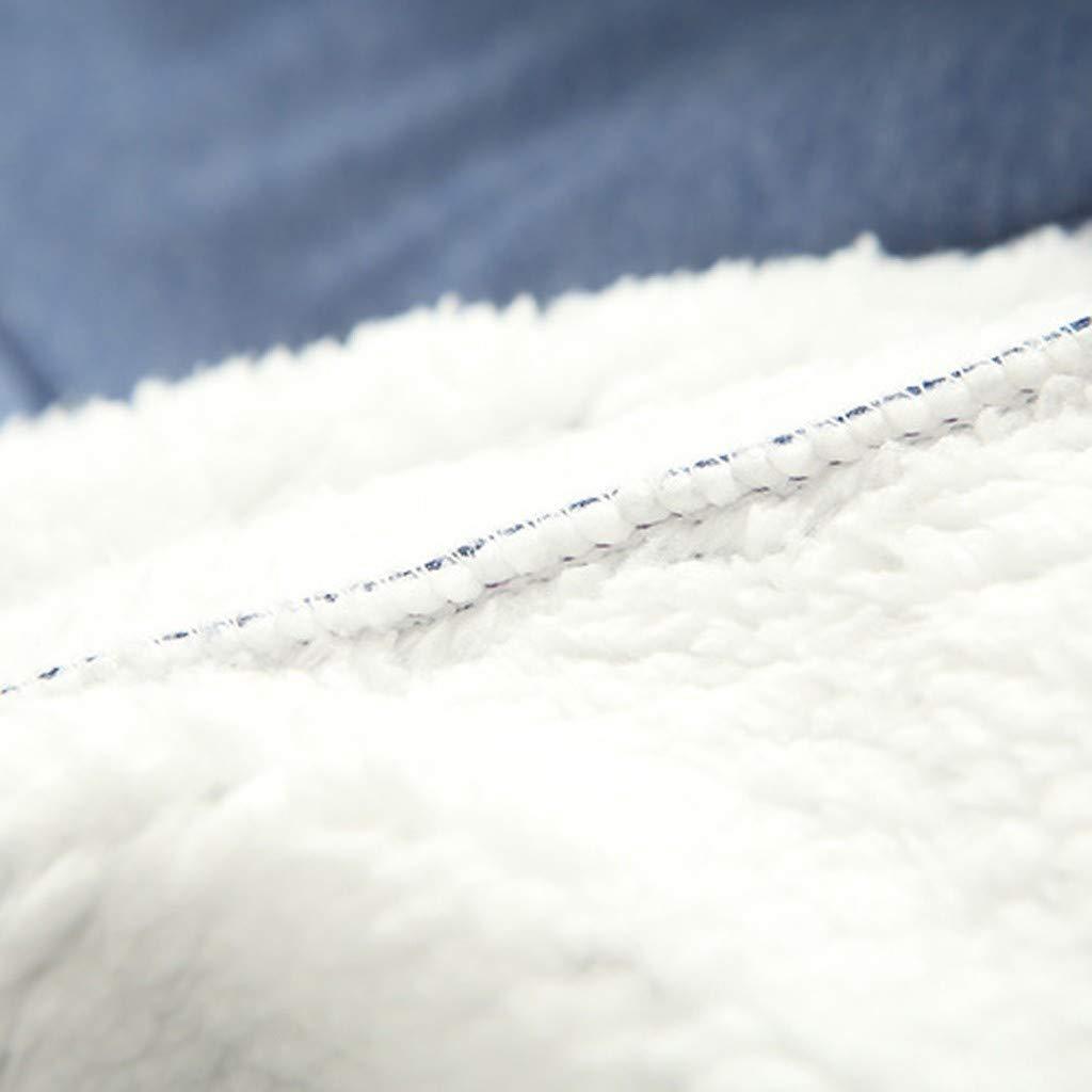 NineFit Basics Womens Sherpa Lined Hoodie Women's Crewneck Sweatshirt Winter Warm Sherpa Lined Fleece Long Pullover Sweatshirt Small Blue