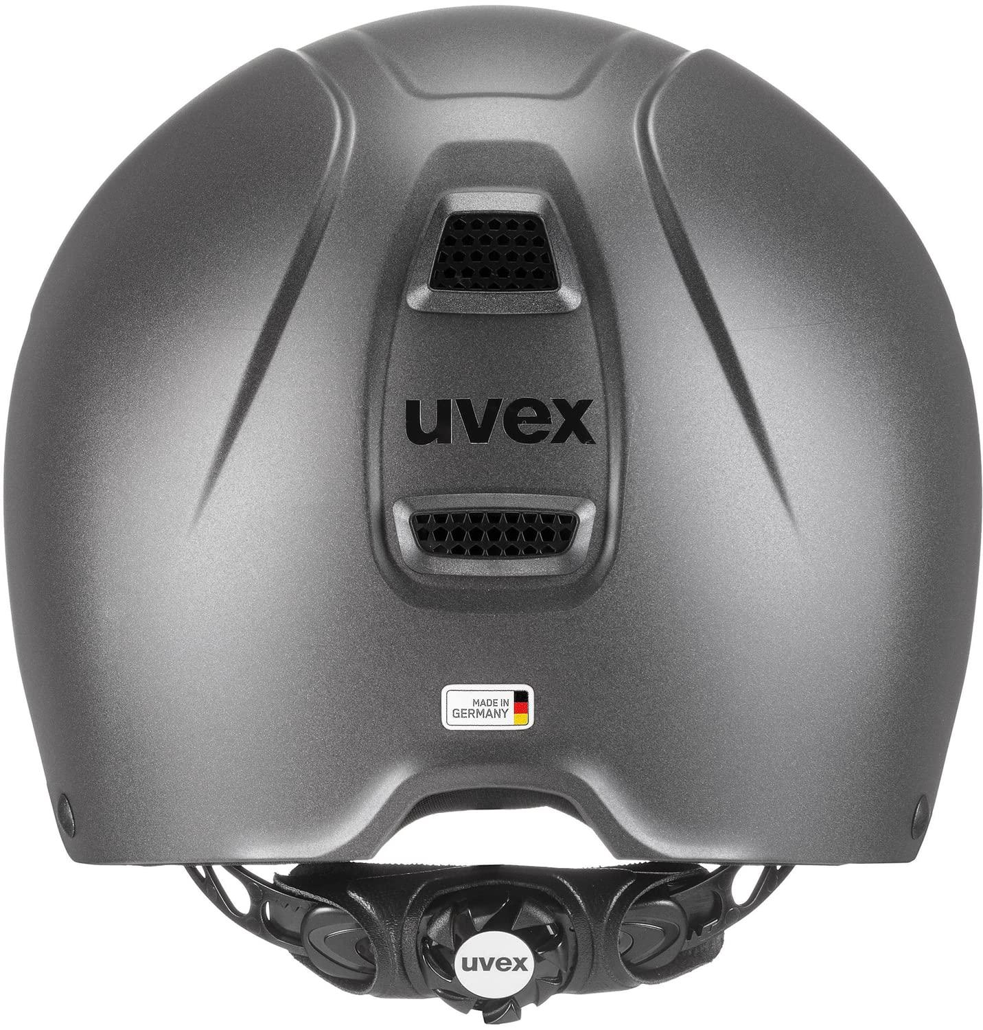 uvex sports uvex perfexxion II Horse Riding Helmet for Women & Men, Anthracite, S-M - Adjustable & Excellent Ventilated Helmet