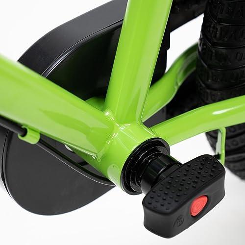 RoyalBaby Royalbaby EZ Kids Bike, 18 Inch Balance Pedal Convertable Bicycle, Easy Learn Balancing to Biking Boys Girls Ages 4-7 Years Beginners, 18" Wheel Black