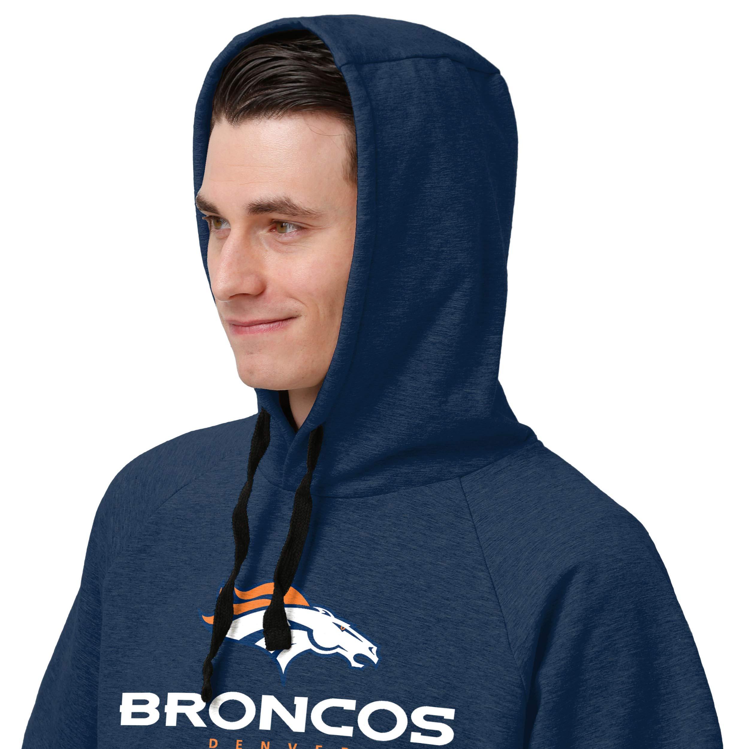 FOCO FOCO Denver Broncos NFL Mens Short Sleeve Hoodie - XXXL