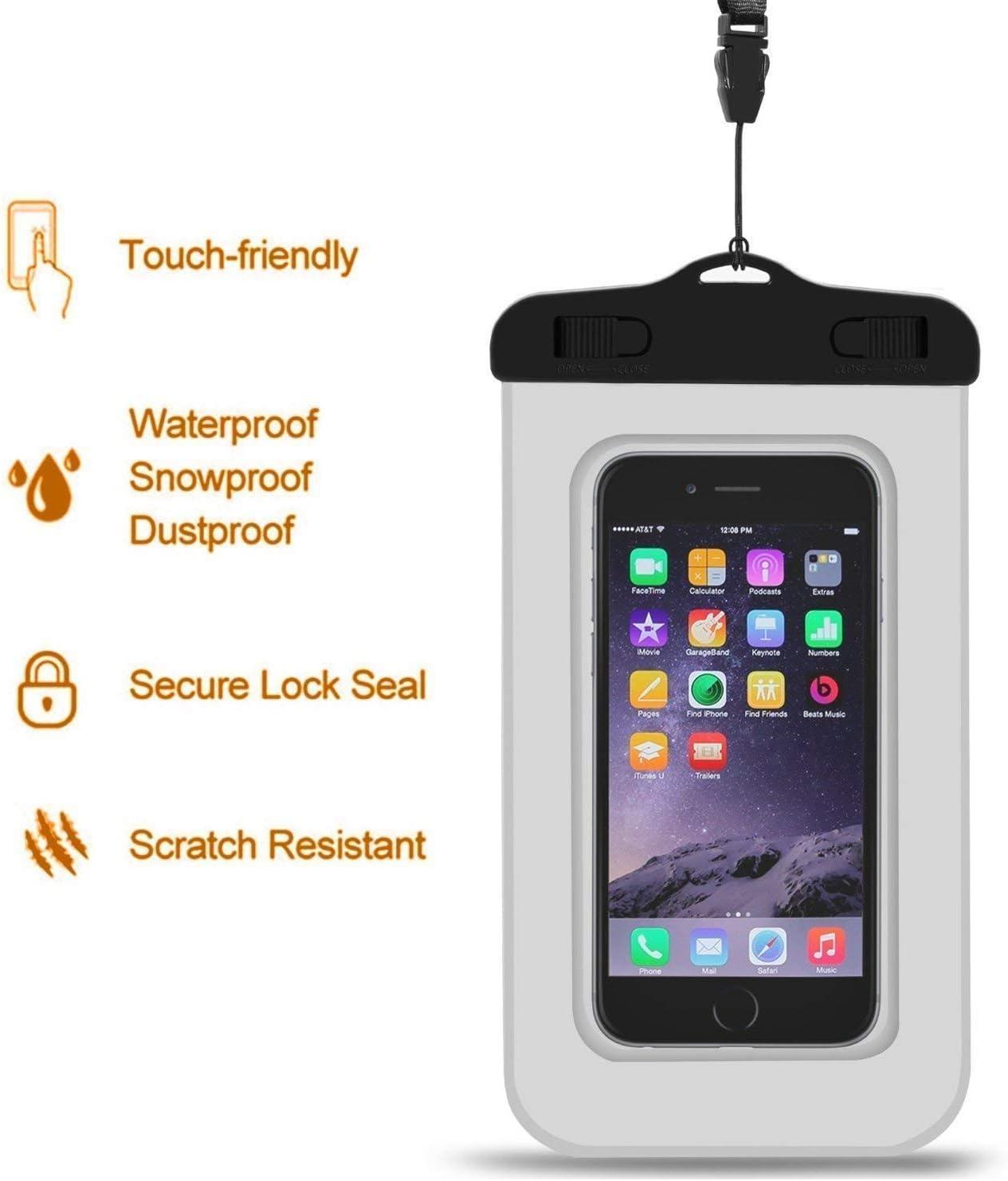 Unigear Unigear Dry Bag Waterproof, Floating and Lightweight Bags for Kayaking, Boating, Fishing, Swimming and Camping with Waterproof Phone Case (Pale Yellow, 2L)