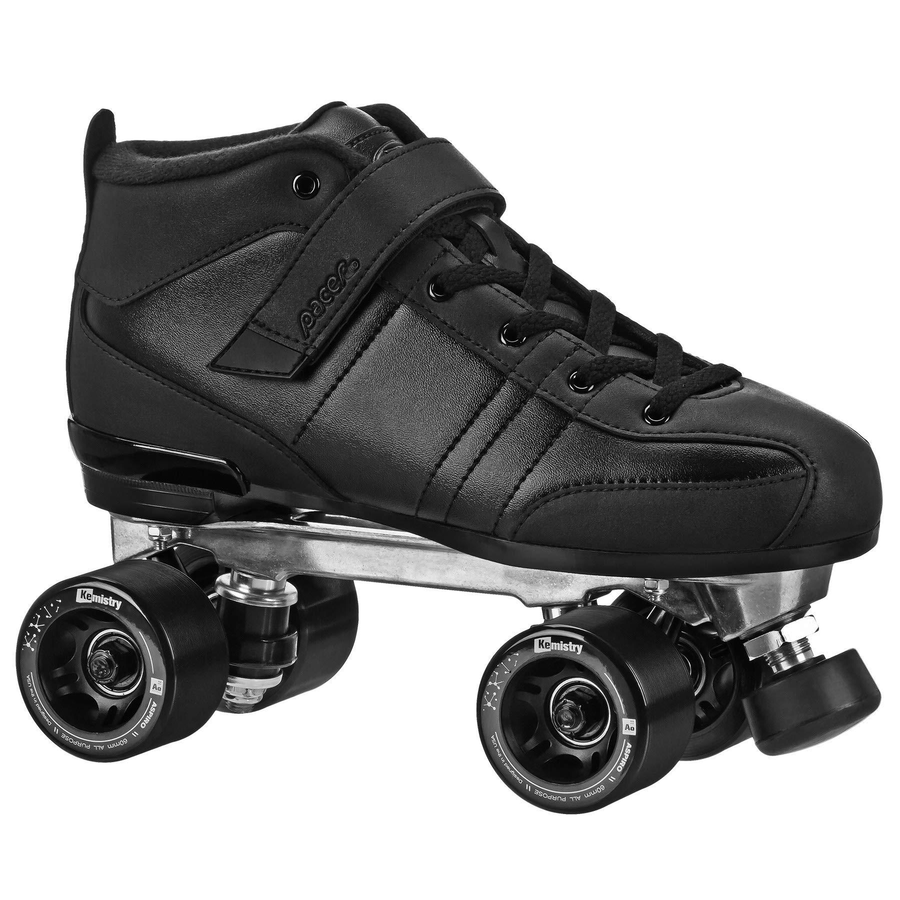 Pacer Pacer Aero Men\'s Roller Skate (Black, 6)