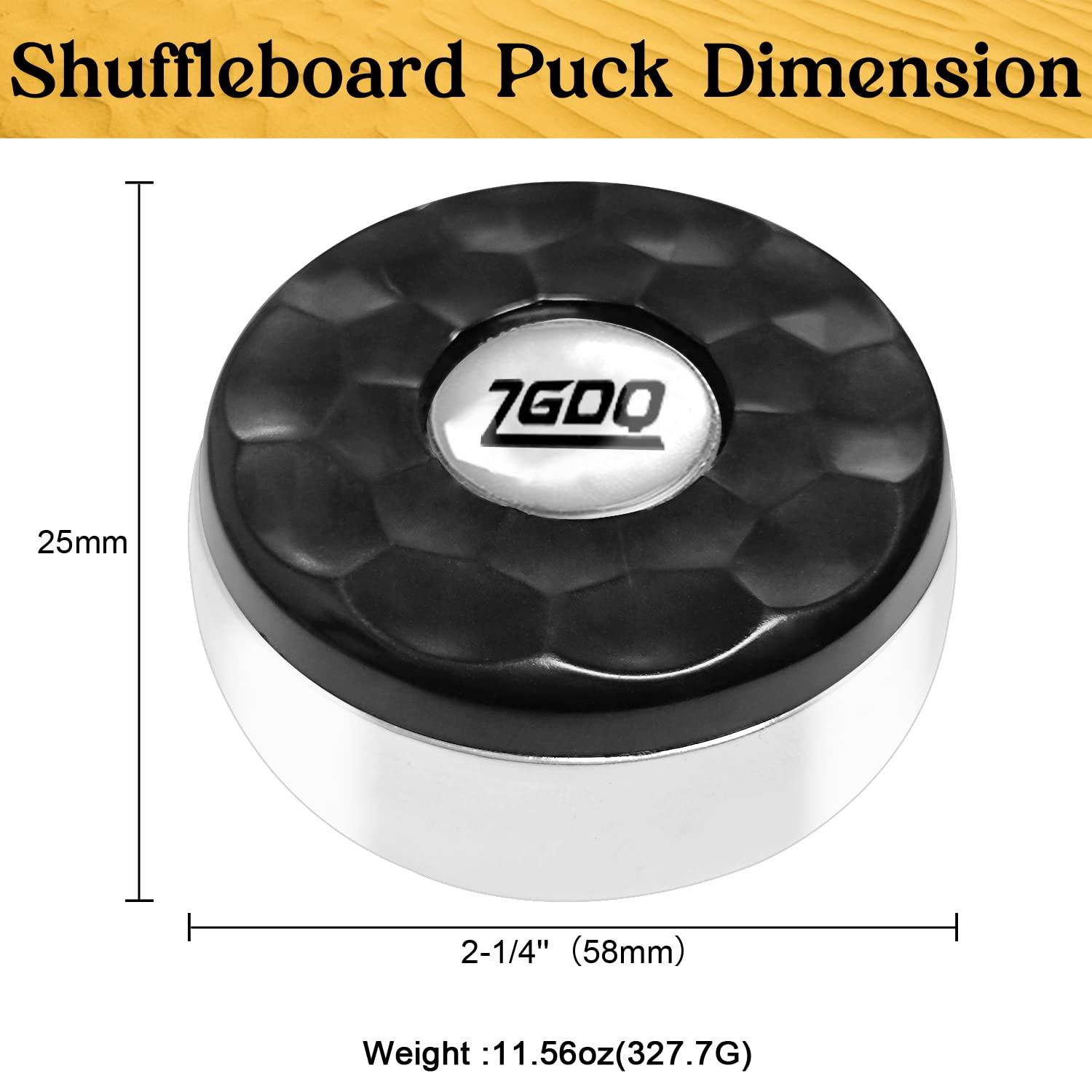 ZGDQ ZGDQ Shuffleboard Puck, (Dia.58mm) 2-1/4\'\' Shuffleboard Pucks,Mini Shuffleboard Pucks Set, 8Pcs Shuffleboard Pucks Equipment for Home,Game Room