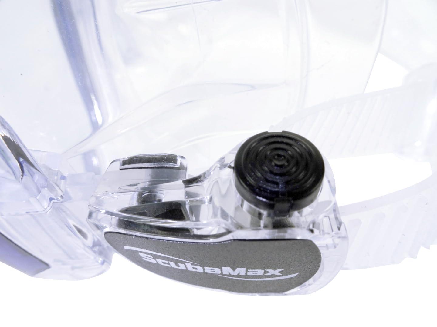 ScubaMax ScubaMax Abaco Oversize Single Lens Dive Mask (Clear Blue)