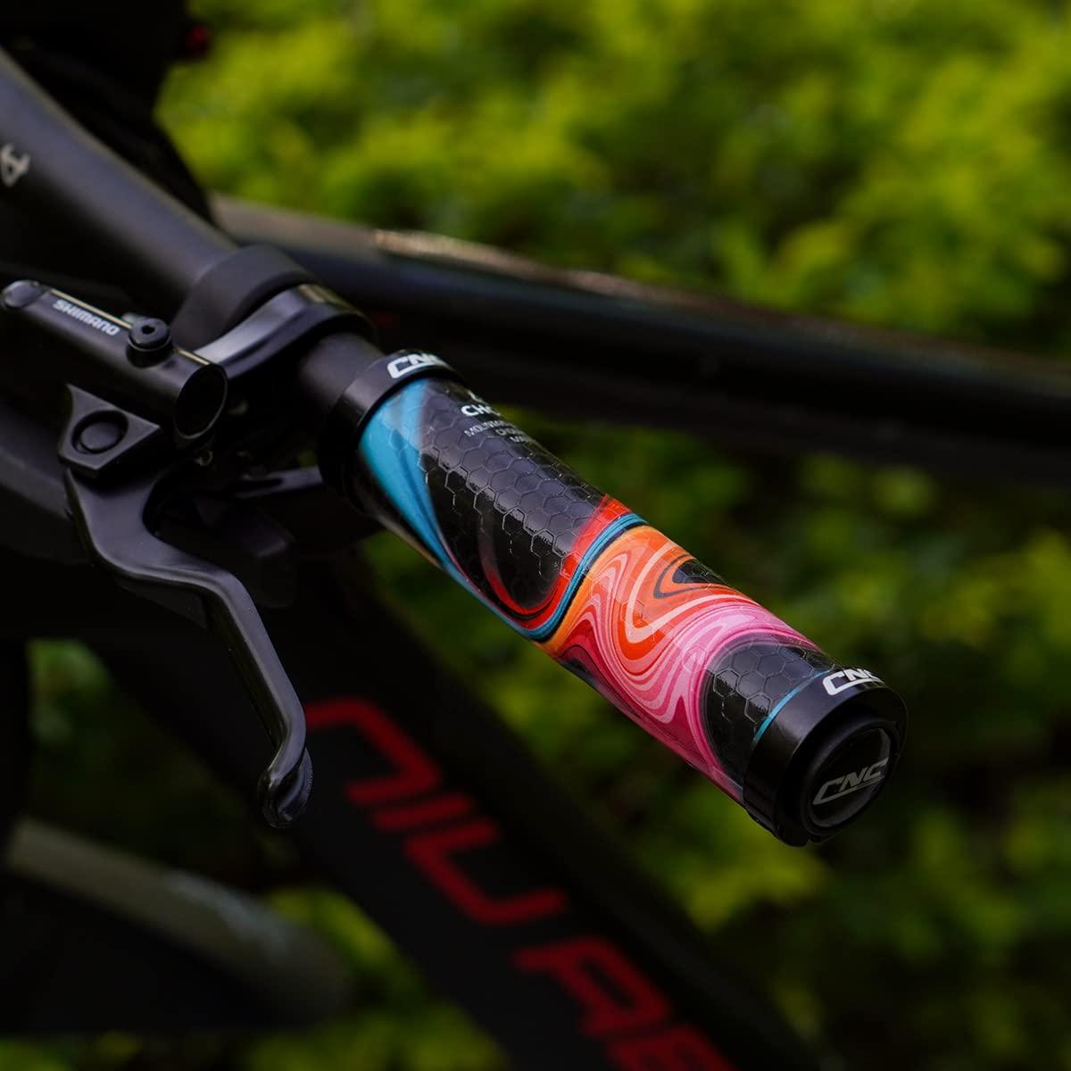 Chooee Chooee Silicone Bicycle Grips,Lock on Silica Gel Mountain Bike Handlebar Grips for MTB