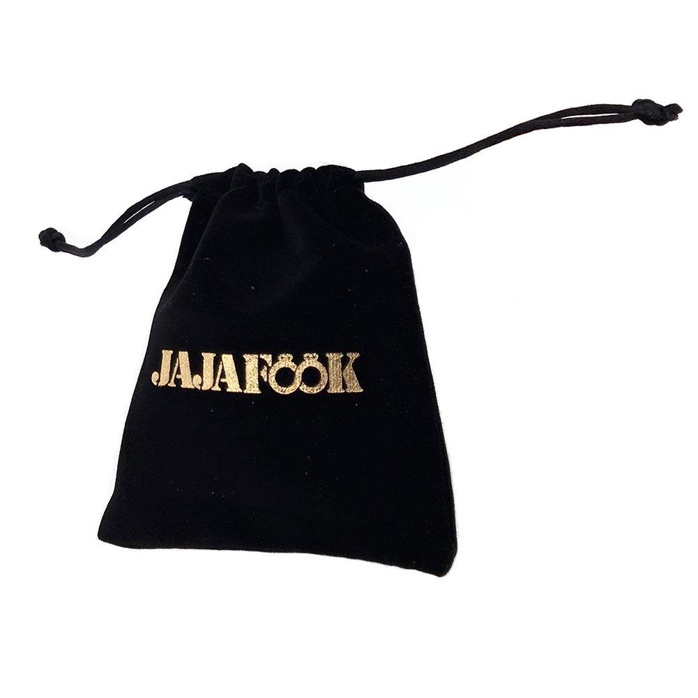 JAJAFOOK JAJAFOOK 11mm Stainless Steel CZ Setting Spinner Chain Wedding Engagement Rings Bands for Women Men