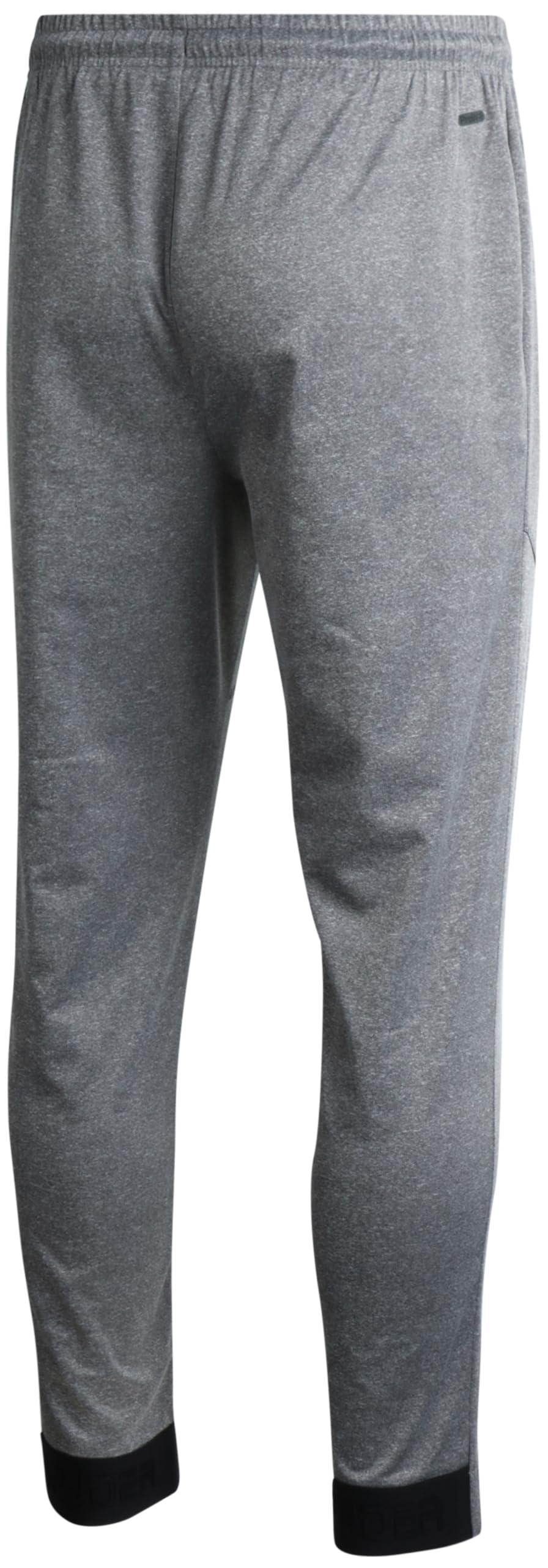 Spyder Spyder Mens Sweatpants with Pockets - Athletic Performance Tech Joggers for Men, Terry Workout Pants for Gym, Running, Hiking, Size Medium, Burnt Charcoal