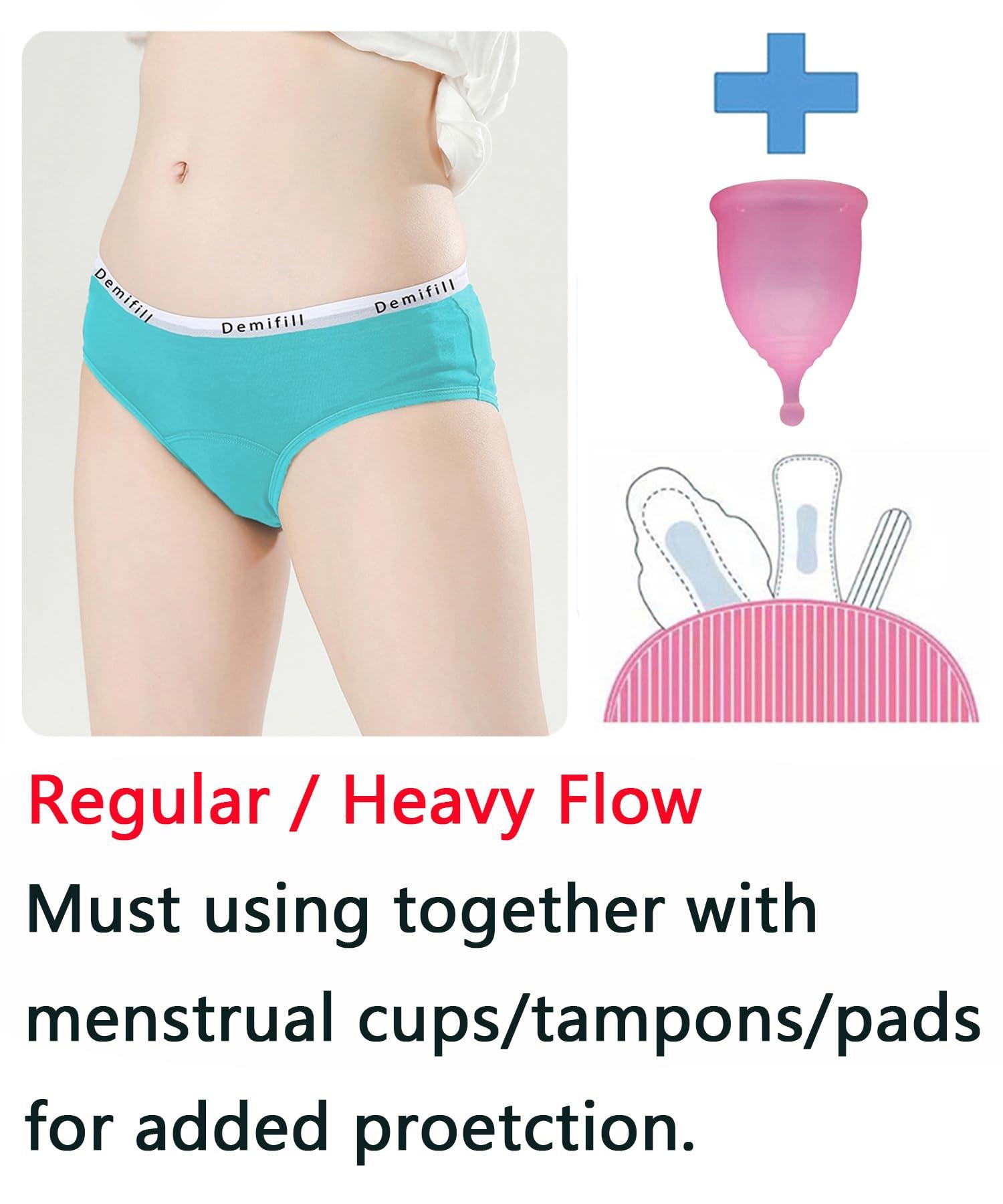 Demifill Demifill Teen Girls Period Panties Juniors First Period Starter Underwear Soft Briefs 14-16Years