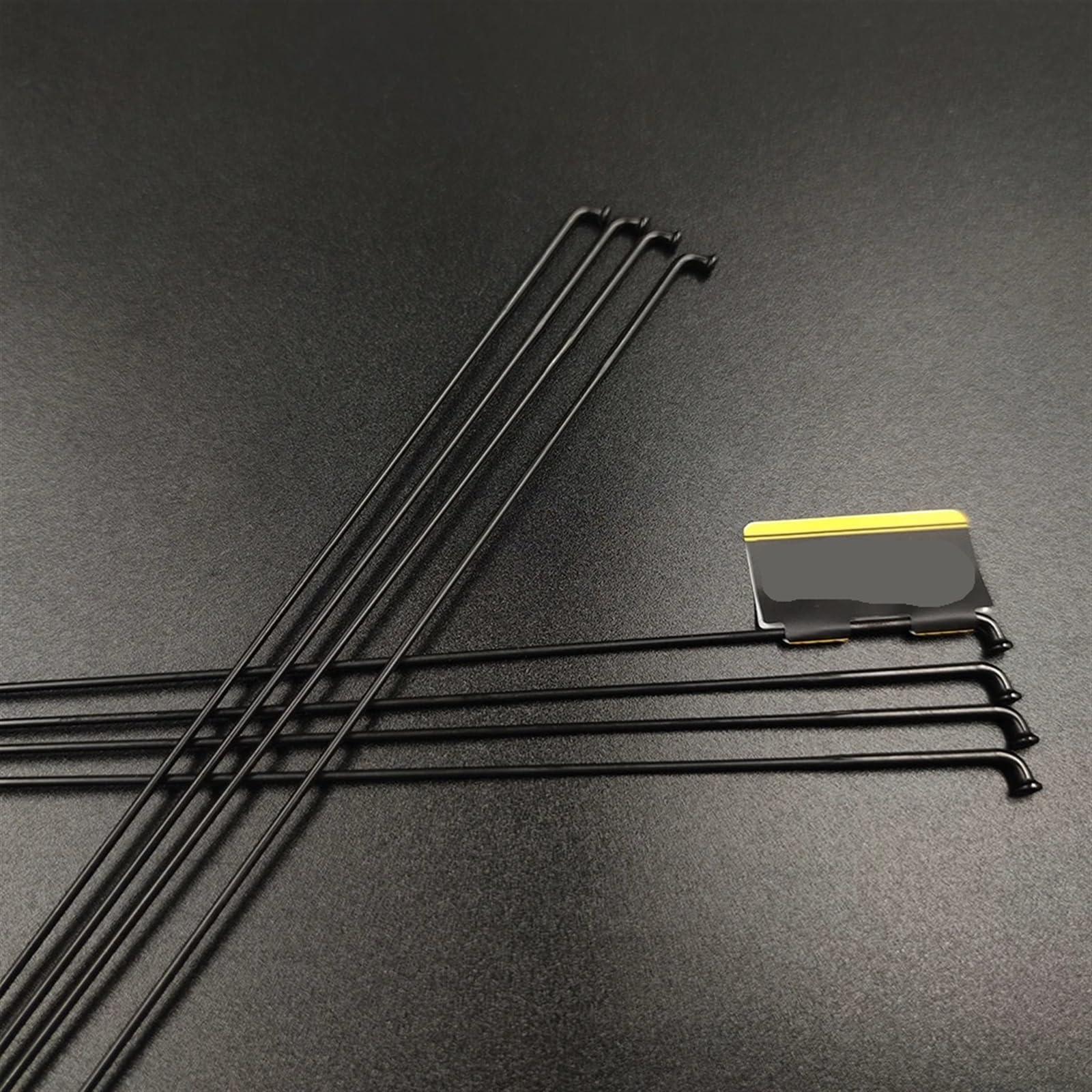 WANGYINGER WANGYINGER 12Pcs Pillar TB2015 J-Bend Bike Spokes Mountain Road Bike Triple Buttle 14G 2.0mm Light Road Bike Stainless Steel Rays Bike Spoke Parts Cycling(290mm)