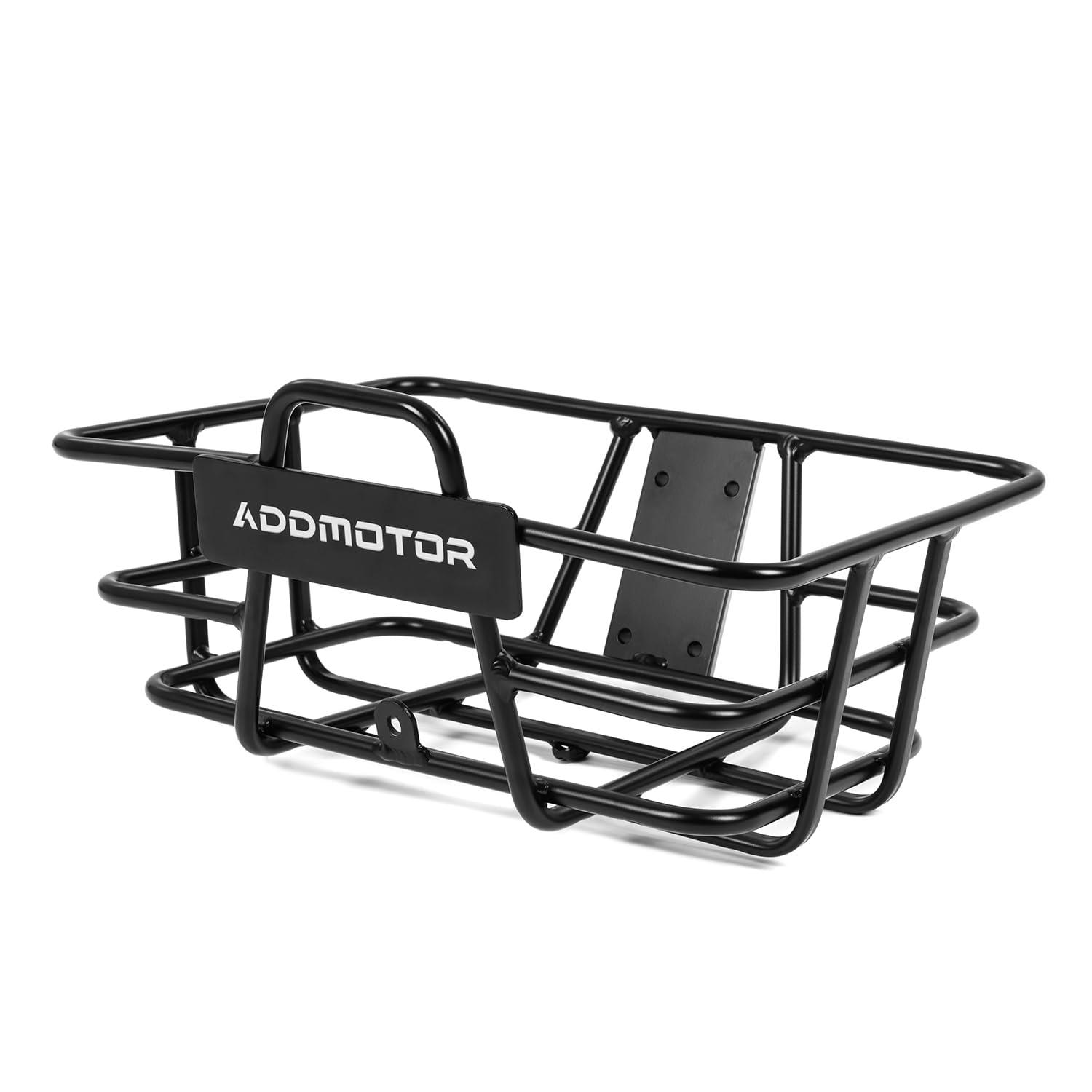 ADDMOTOR Addmotor Electric Bike Metal Front Basket Small, Not Fit for M-70 M-360Regular