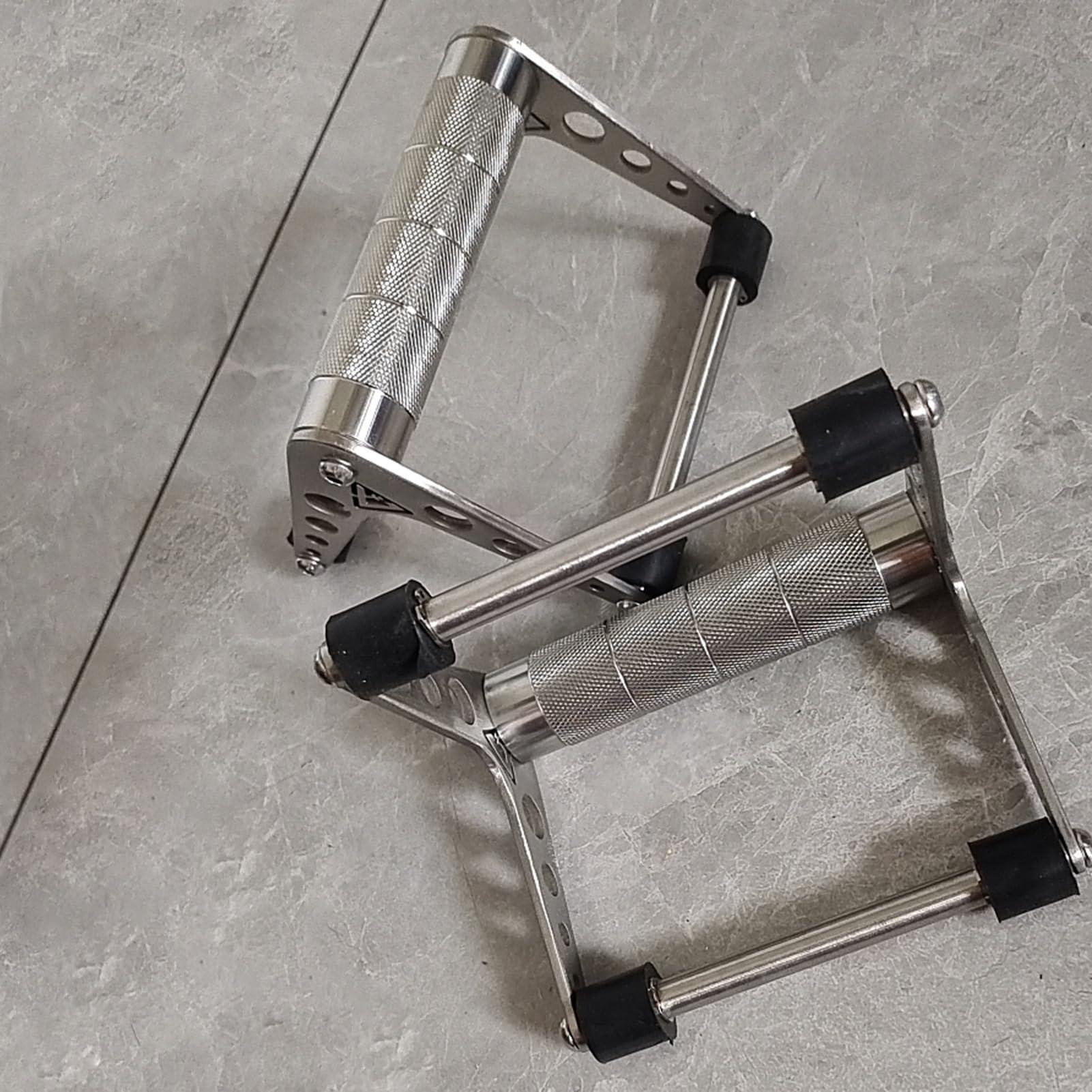 ERRULAN ERRULAN Push Up Stands for Fitness Training - Stainless Steel Pushup Bars with Non-Slip Handle, Lightweight Fitness Bars for Home & Workout