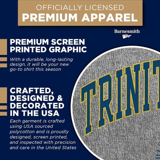 Barnesmith Barnesmith Trinity College Bantams Short-Sleeve T-Shirt, Heritage, Charcoal Grey, X-Large