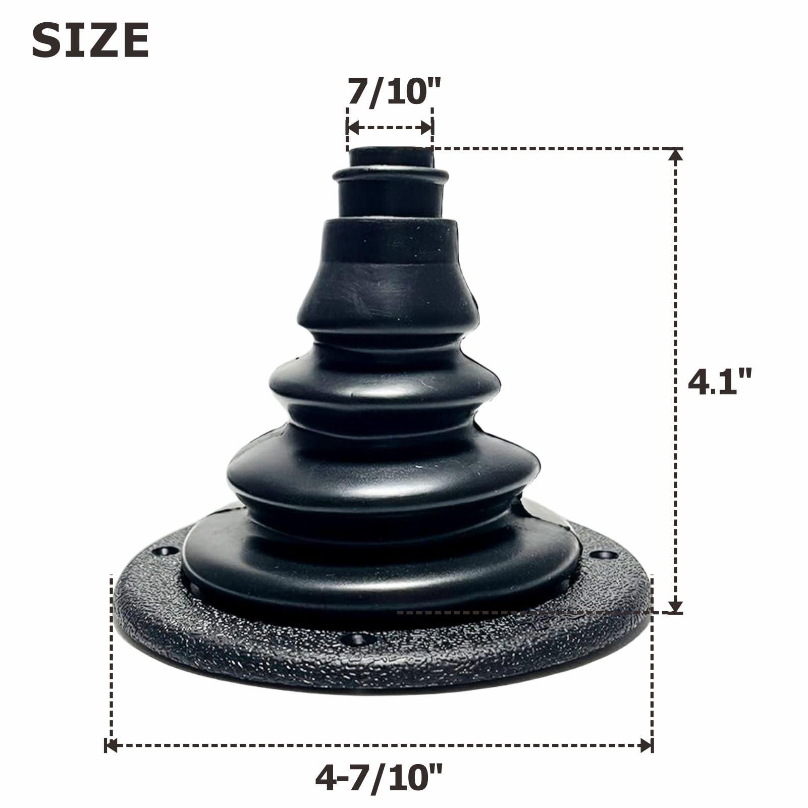 asdmm asdmm Boat Motor Well Cable Boot - Rigging Steering Protect for Marine Yacht Kayak Electrical Wire Organize, Fuel Lines Diameter 4 7/10\" (Black)