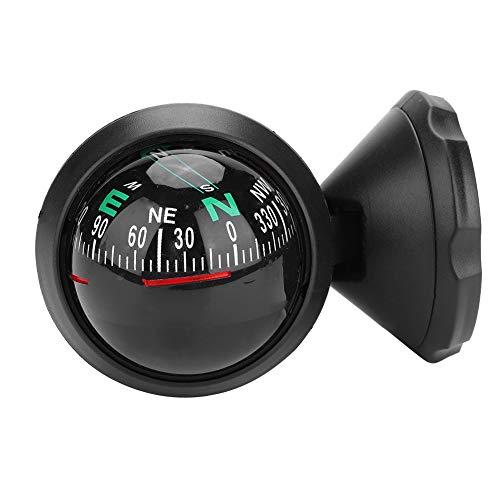 Hakeeta Car Compass, Night Vision Electronic Digital Compass, Direction Guidance for Boat Vehicle, Can be Decorative Ornament or Birthday Present, Pivoting Compass, Stick, Easy to Read, Black