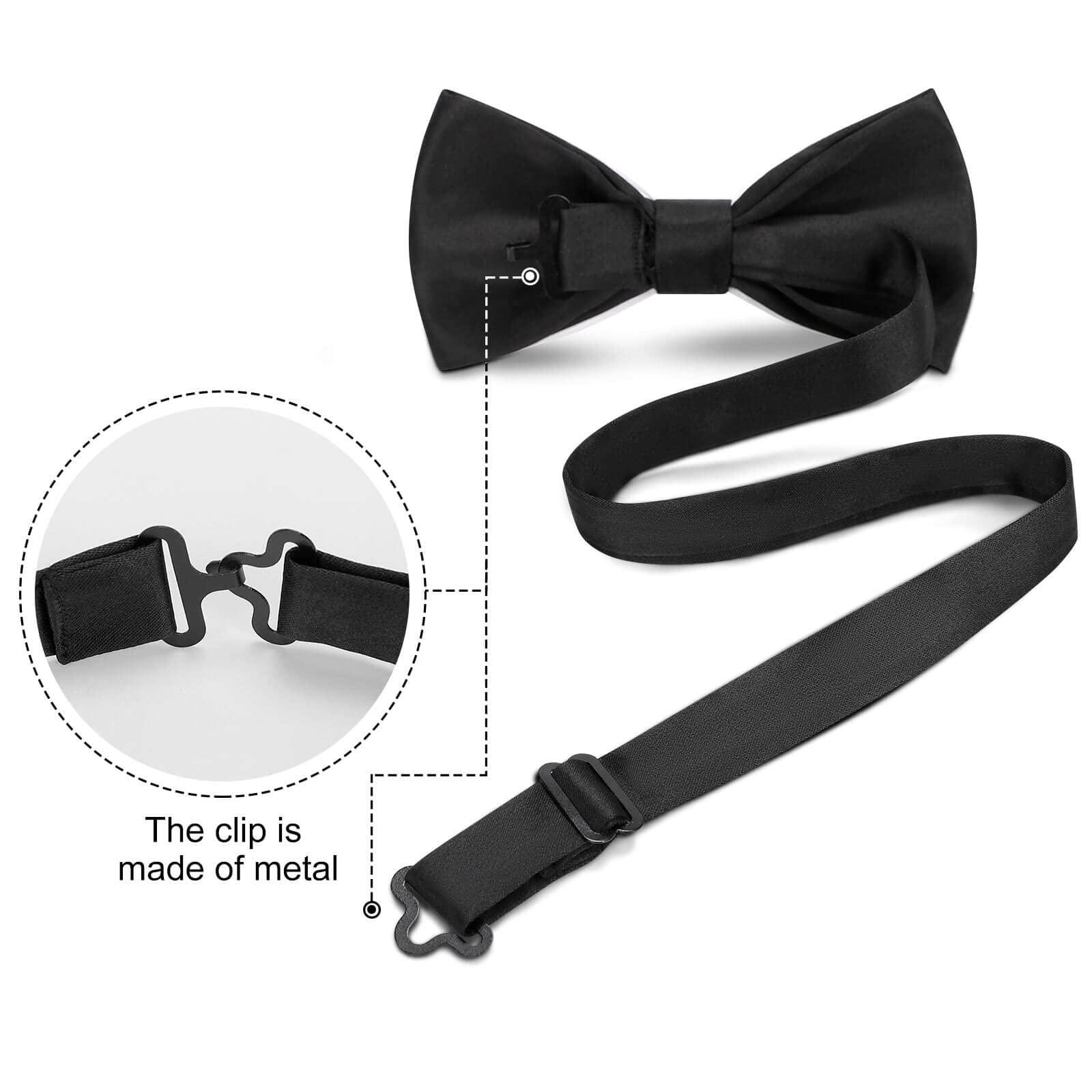 LJFABKY2566 Cute Sushi Men's Pre Tied Bow Ties Adjustable Bowties Necktie for Wedding Party