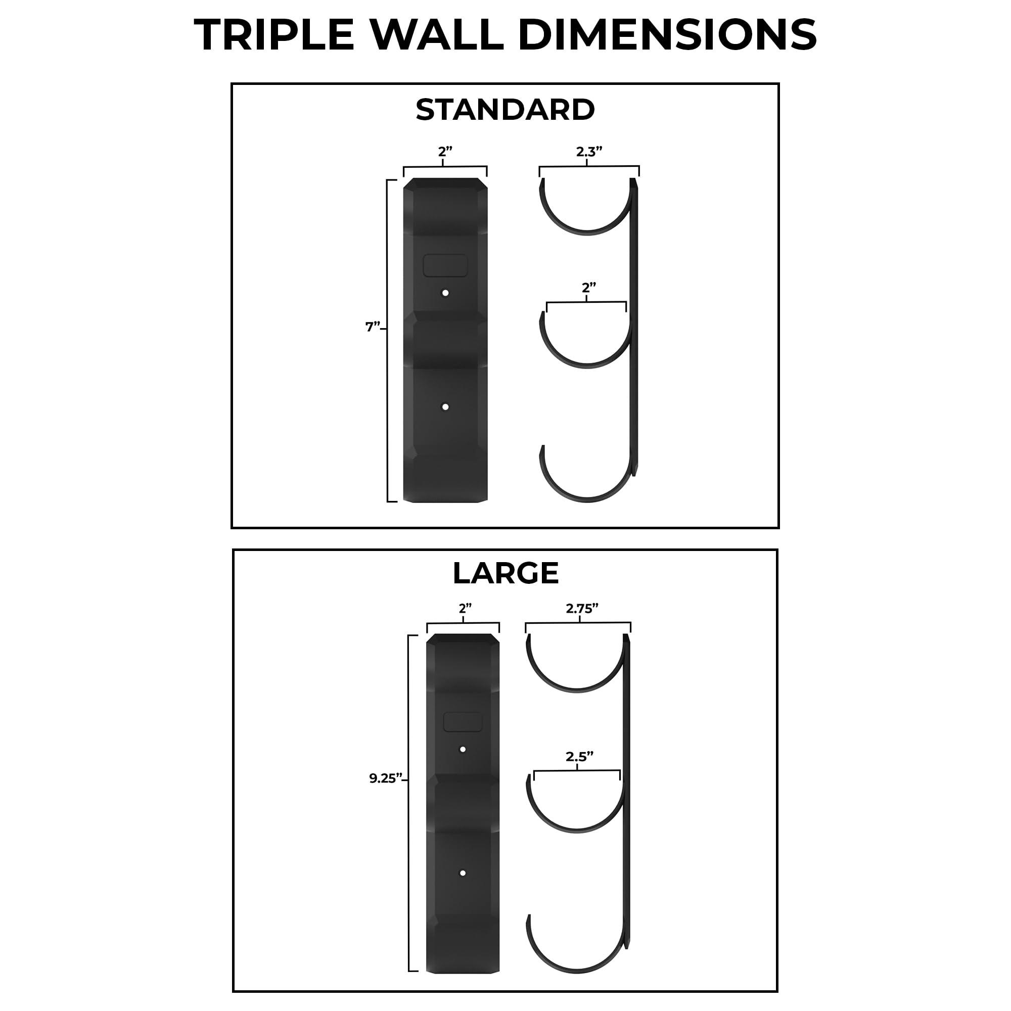 Pesca Innovations Pesca Innovations Fishing Rod Tube Holder: Triple Wall (Gray, Large (2.5"))