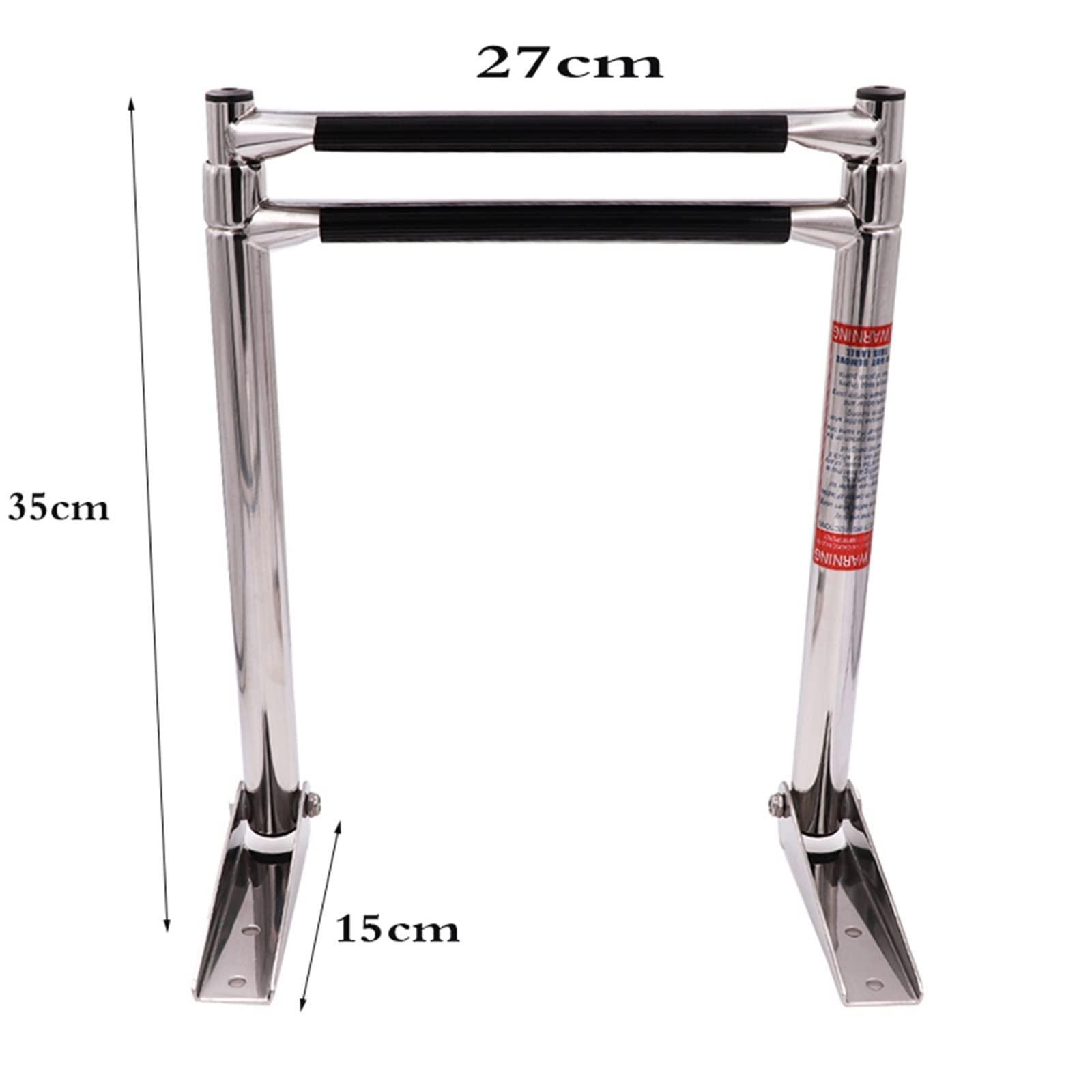 MObyat Boat Ladder Over Platform Telescopic Ladder for Deck Outboard Swim Platform Folding Ladders