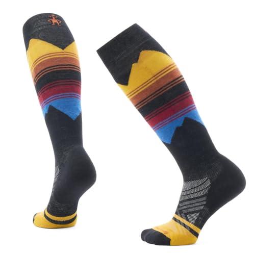 Smartwool Smartwool Womens Ski Targeted Cushion Pattern Over The Calf Socks Honey Gold Small
