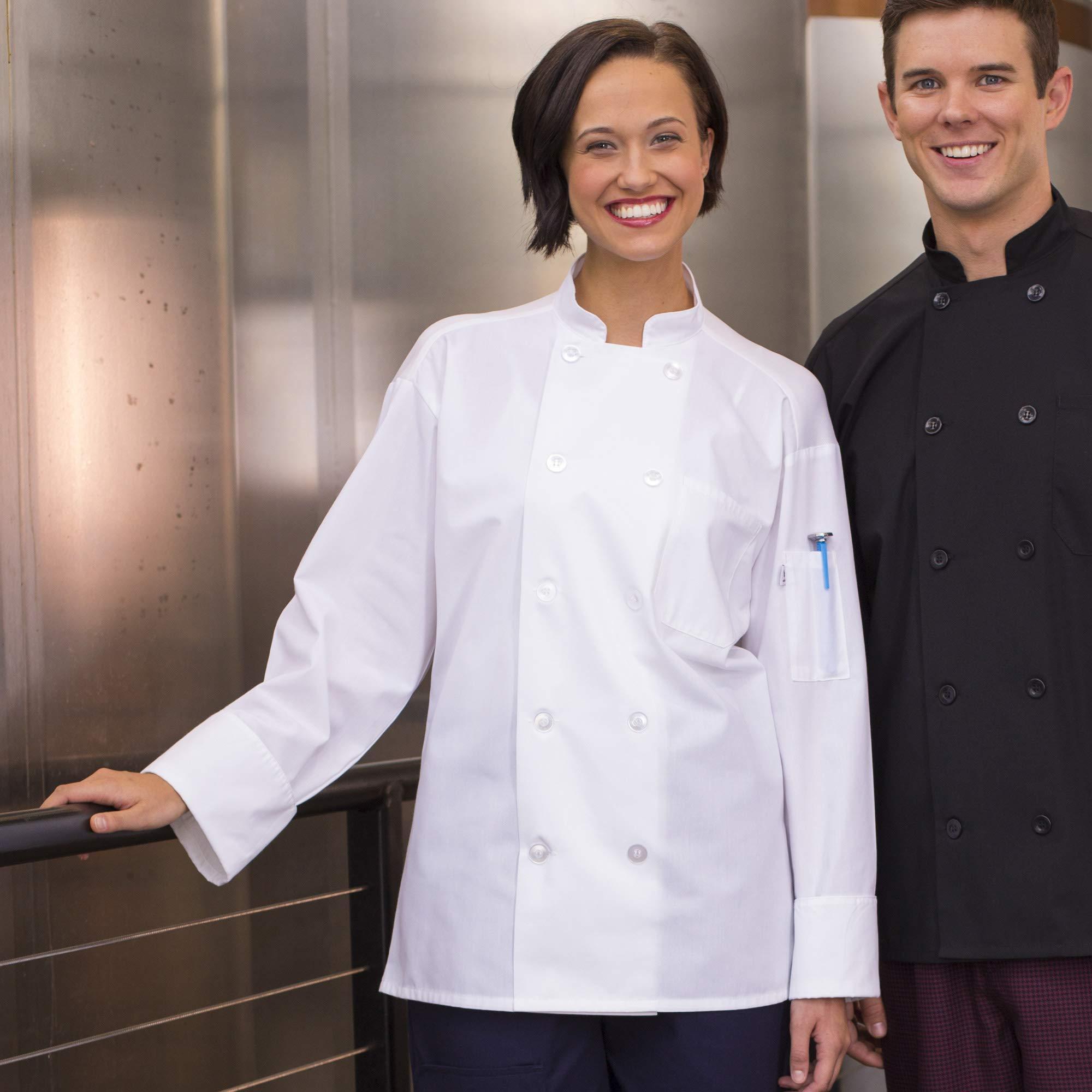 Uncommon Threads Uncommon Threads Unisex Classic Poplin Coat Ls Mesh 5.25, White, Medium