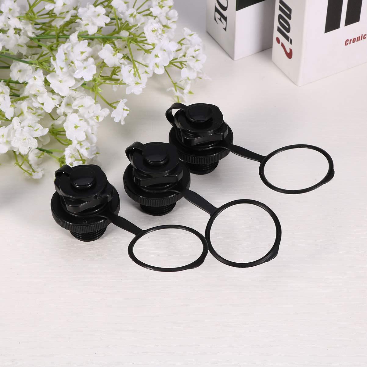 LIOOBO 8pcs One-way Boston Nozzle for Boat Boston Valve Screw Nozzle Octagonal Valve One-way Boston Nozzle for Kayak