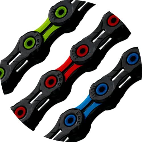 KMC KMC 11-Speed DLC11 Series High-Performance Chain, RED, for Road, Mountain, Gravel; Shimano, SRAM, and Campagnolo Compatible, Missing Link Included
