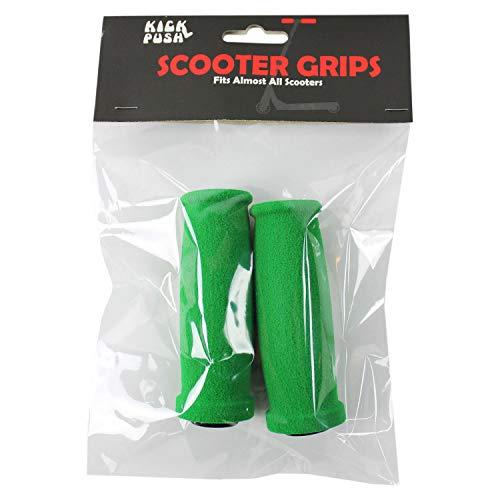 Kick Push Kick Push Scooter Handle Grips Green, 7/8\"