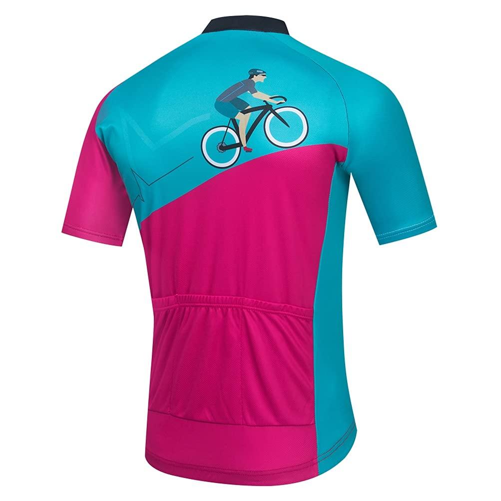 Uriah Uriah Men's Cycling Jersey Short Sleeve Sweat Wicking Red Race Size 4XL(CN)