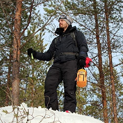 Wild Wolf Outfitters Wild Wolf Outfitters Water Bottle Holder for 64oz Bottles Orange - Carry, Protect and Insulate Your Best Flask with This Carrier w/ 2 Pockets & an Adjustable Padded Shoulder Strap