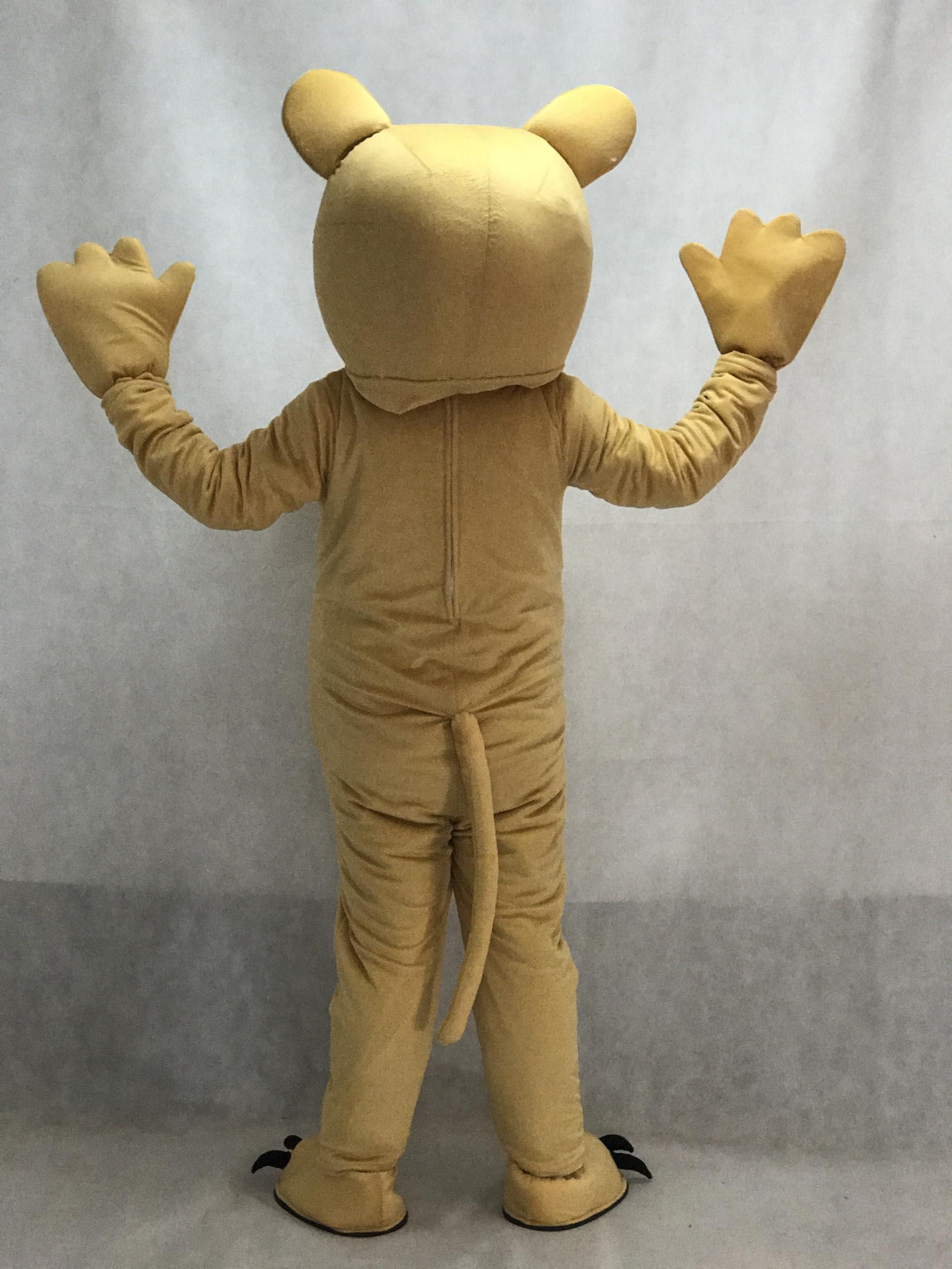 BTOCHK BTOCHK Tan Cougar Mascot Costume (Medium)