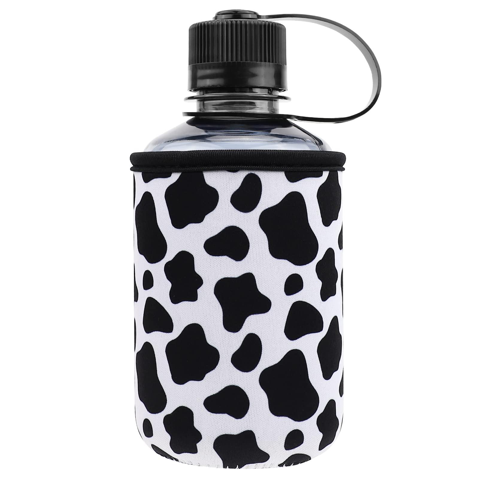 YR YR Reusable Neoprene Insulator Sleeve for Nalgene Water Bottle - Cooler Holder Fits 16oz Narrow Mouth (Cow)