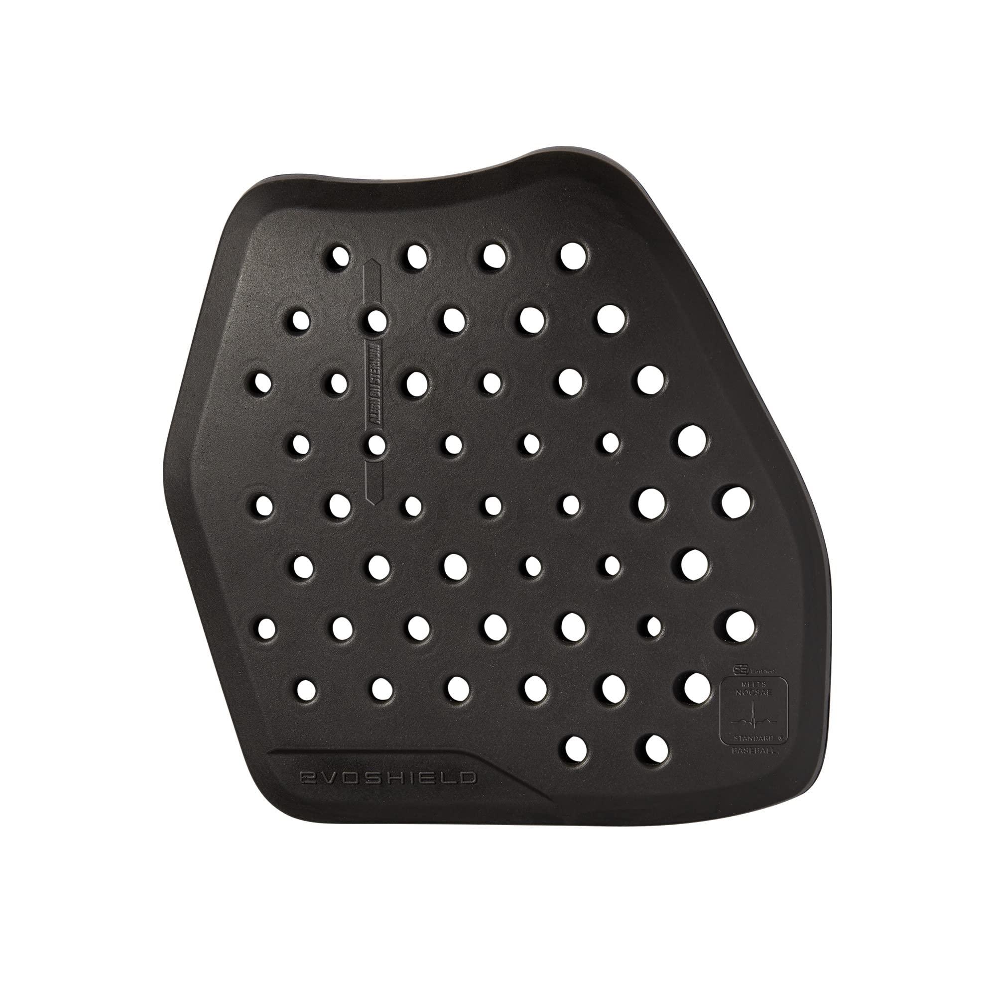 EvoShield EvoShield Adult NOCSAE Protective Chest Guard Shirt - Adult Small, Black