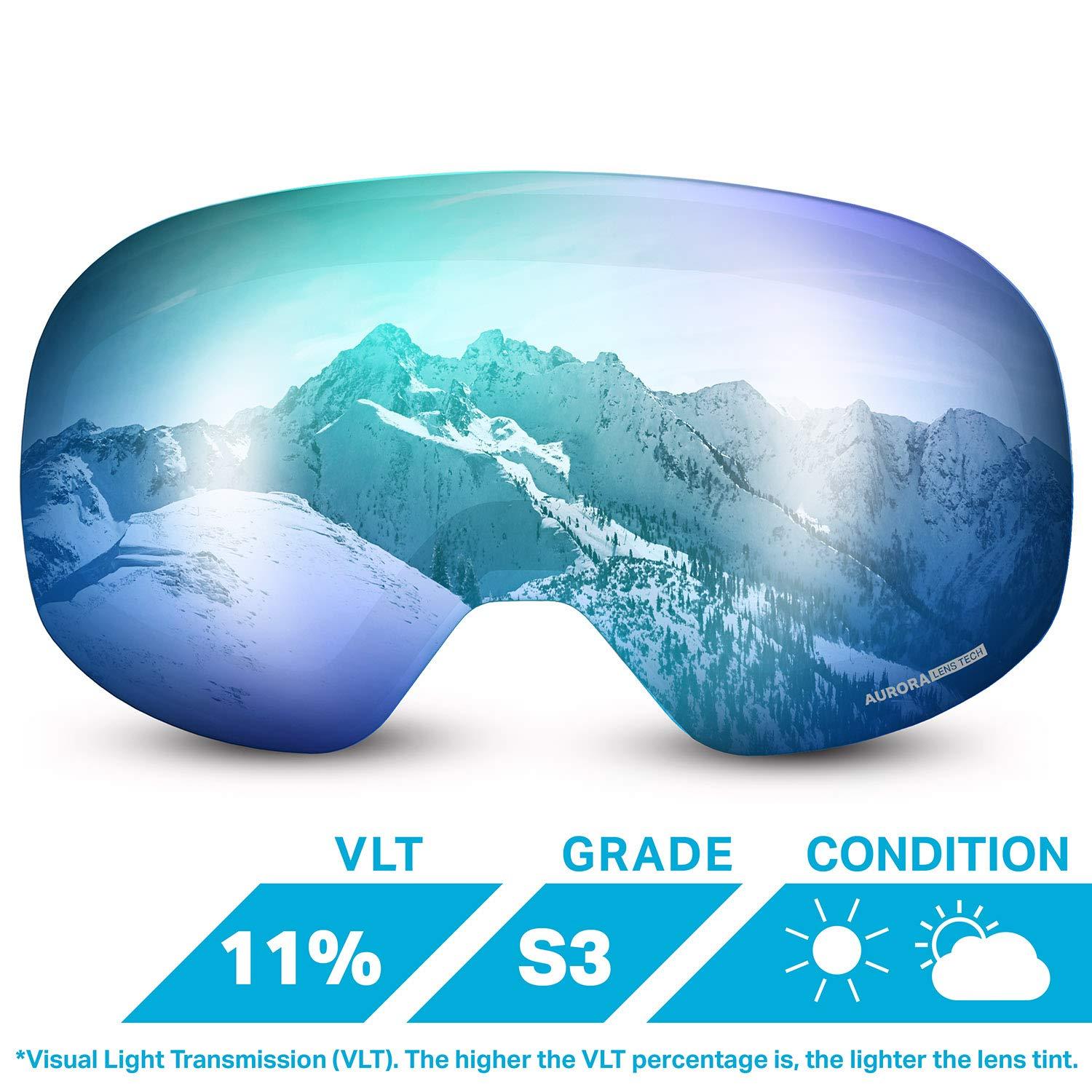 Wildhorn Outfitters Wildhorn Outfitters Roca Ski Goggles Extra/Replacement Frameless Lens - Adult and Junior