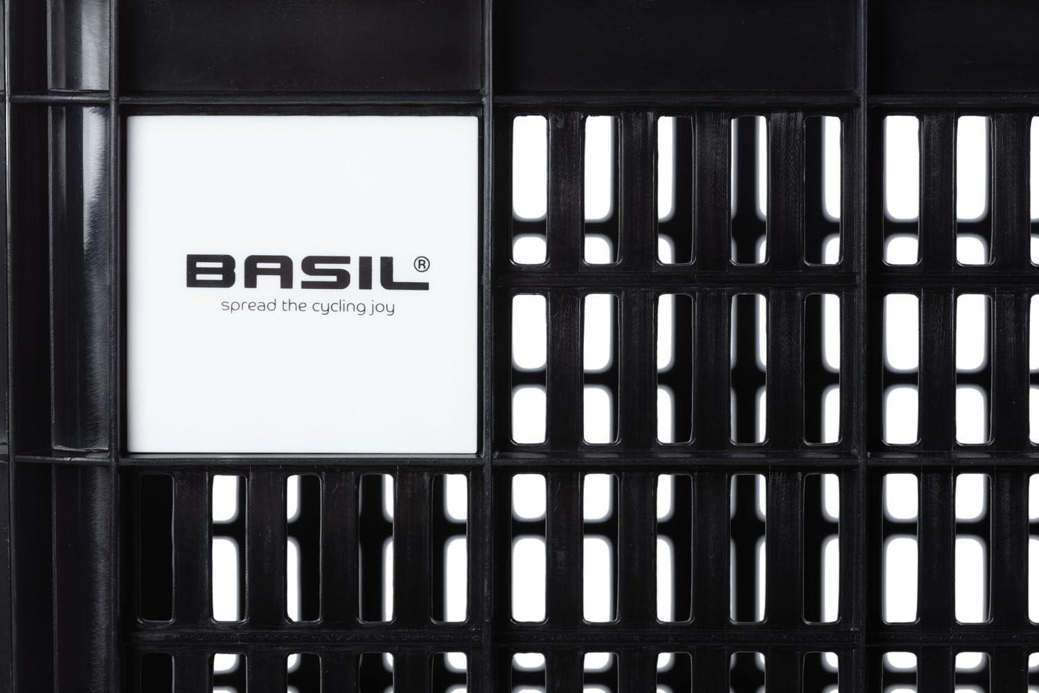 Basil Basil B.V. Unisex - Adult Crate Bicycle Box, Black, 40.4 x 29.8 x 20.2 cm