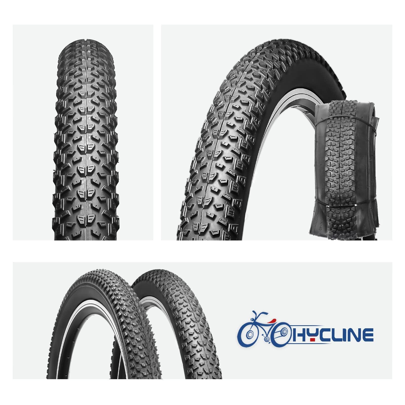 Hycline Hycline Bike Tire,27.5x2.125-Inch Folding Replacement Tire for MTB Mountain Bicycle-Black