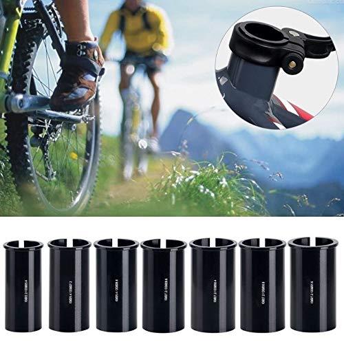 SJHY Bicycle Accessories Aluminum Alloy Bicycle Seatpost Sleeve Convert Seat Post Tube Conversion Adapter 22.2/25.4/27.2/28.6/31.6mm Bike Parts (Color : F)