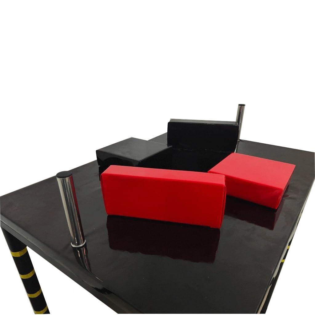 JBKYANAN JBKYANAN Professional Arm Wrestling Table,Competition Training Arm Wrestling Battle Table Gym Fitness Body Arm Wrestling Equipment with Adjustable Pad for Gym,Sports Field,Home(Black)