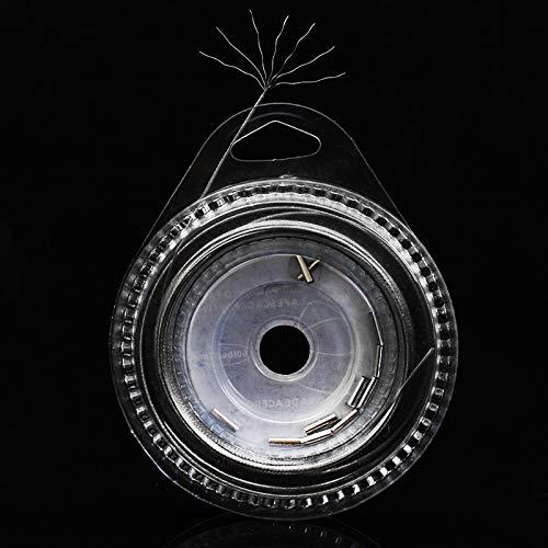 NineFit Basics Stainless Steel Fishing Fishing Line Stainless Steel Lead Wire 10LB 20LB 30LB 40LB 50LB 60LB 80LB 100LB 120LB 140LB 160LB 200LB (30LB)