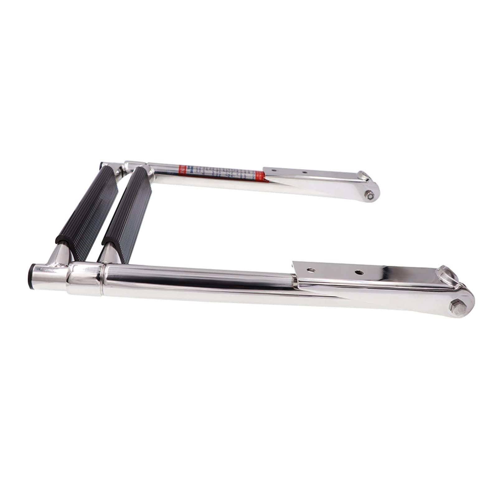 MObyat Boat Ladder Over Platform Telescopic Ladder for Deck Outboard Swim Platform Folding Ladders