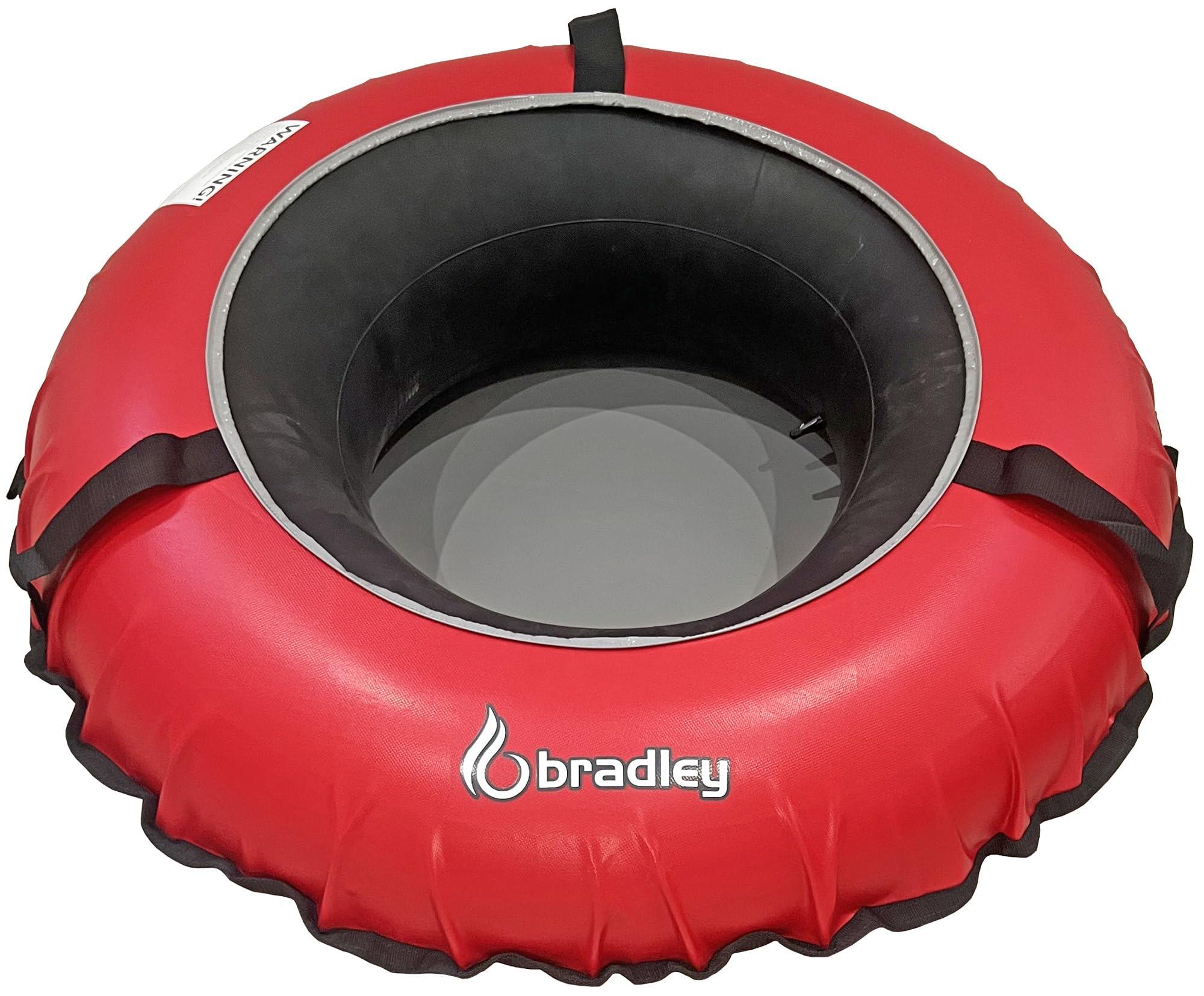 Bradley Pack of Two Bradley Heavy Duty Tubes for Floating The River; Whitewater Water Tube; Rubber Inner Tube with Cover for River Floating; Linking Tandem River Tubes; River raft Tube Red