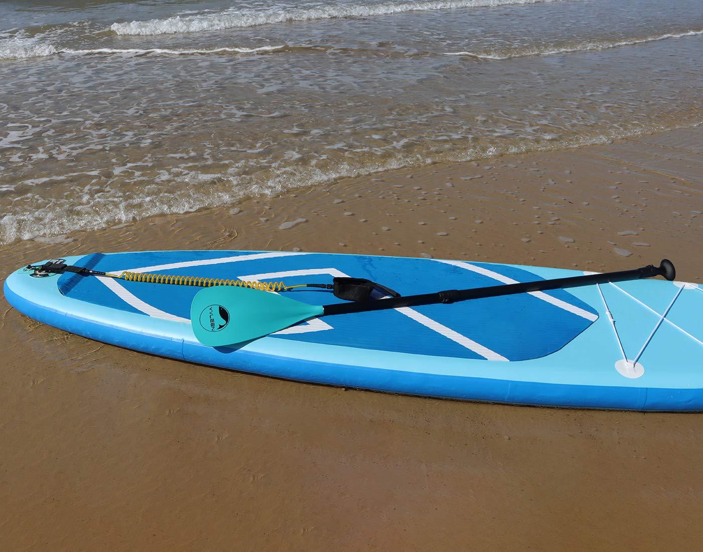 YVLEEN YVLEEN SUP Paddle Board PaddleStand up Paddleboard Paddles Adjustable Aluminum 4-Piece Floating Kayak PaddleConvertible Paddle