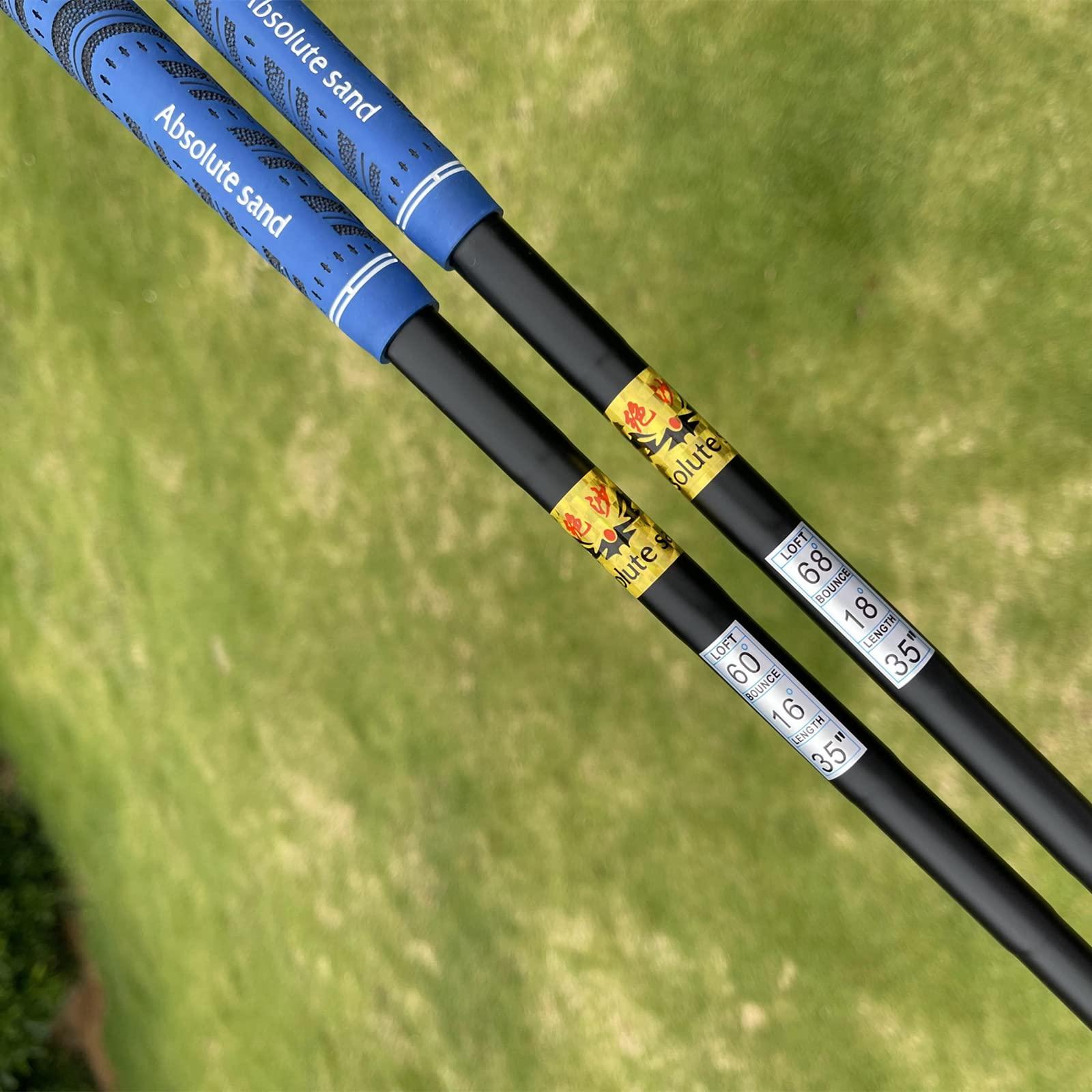 CALONG CALONG Golf Wedges 48 50 52 54 56 58 60 62 64 68 72 Degree Right Hand Pitching & Chipping Sand Wedge Milled Face Lob Wedge for Men-High Loft Golf Club (50 54 58 Degree)